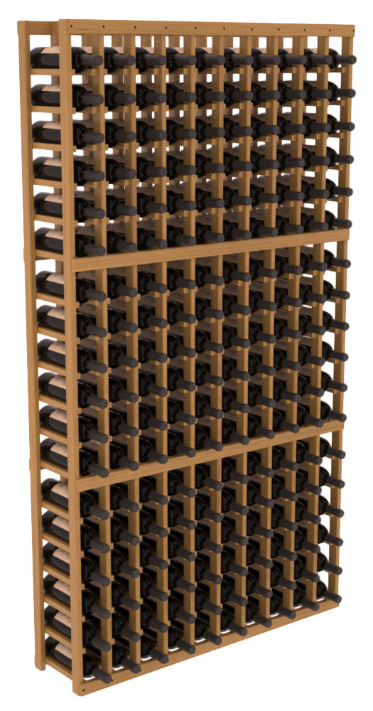 InstaCellar 10 Column Standard Wine Rack - Durable Metal Wine Storage Organizer for Home, Kitchen, or Cellar Use