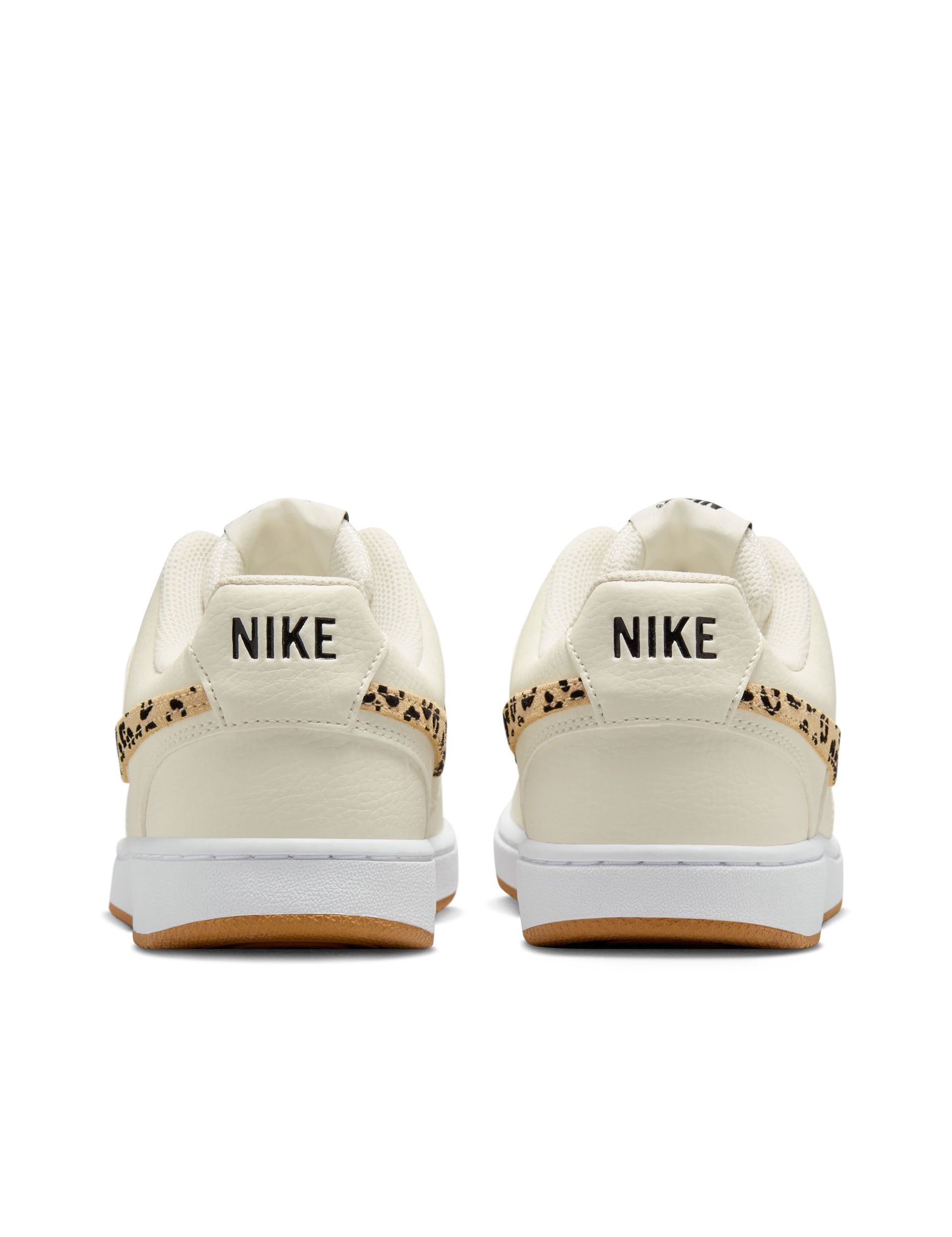 Nike Court Vision Low Sneakers for Men - Sail/Black/White/Flax Colorway | Classic Casual Shoes for Everyday Wear, Gym, and Street Style Fashion
