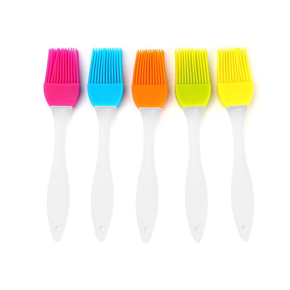 Heat-Resistant Silicone Basting Brush for Baking, BBQ, Pastry & Bread - Non-Stick Oil & Butter Applicator for Cakes, Grilling & Cooking - Perfect for Kitchen, Outdoor BBQ & Baking Enthusiasts