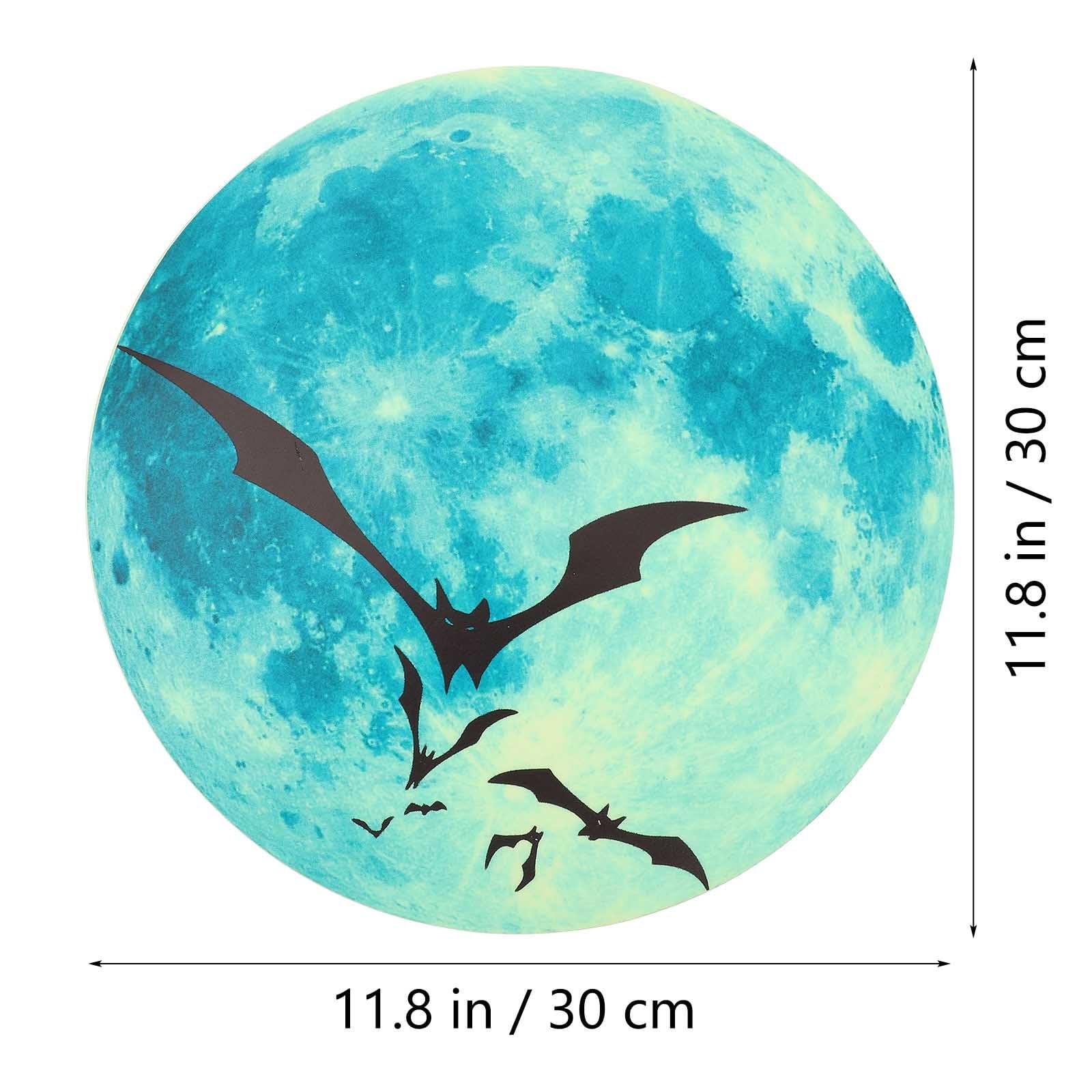 PRETYZOOM Glow in the Dark Halloween Wall Stickers - 1 Sheet Witch Window Decals, Glowing Pumpkin Decor for Bedroom, Party & Outdoor - Perfect for Windows, Walls, Doors & Ceiling Halloween Decorations