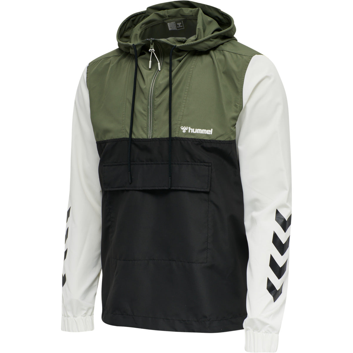 Hummel hmlATON Half Zip Jacket for Men & Women - Lightweight Fleece Pullover with Beetle Design - Perfect for Outdoor Activities, Hiking & Casual Wear