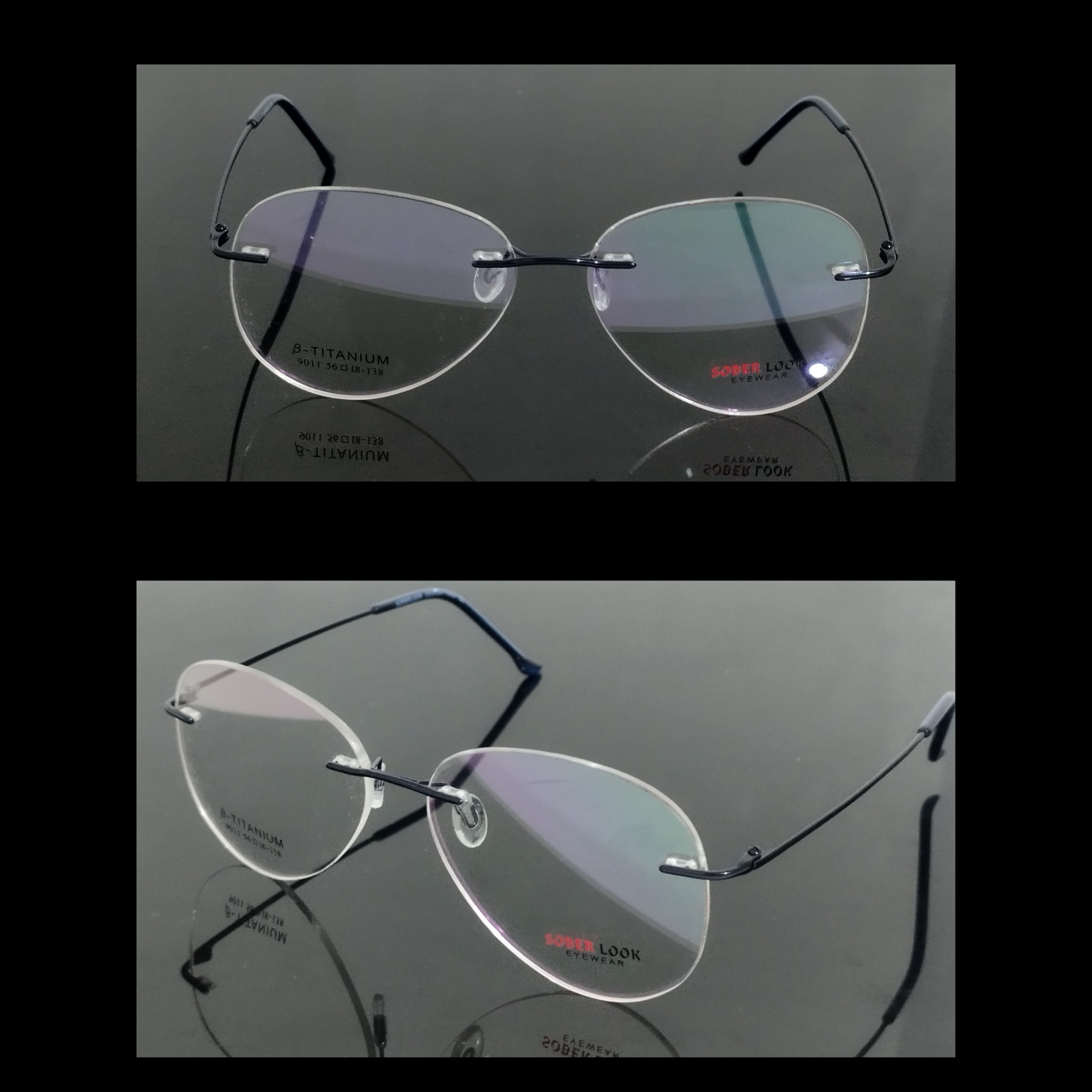 Stylish Rimless Aviator Glasses - Ultra Lightweight Frameless Eyewear for Men & Women | Perfect for Driving, Reading & Fashion Accessories