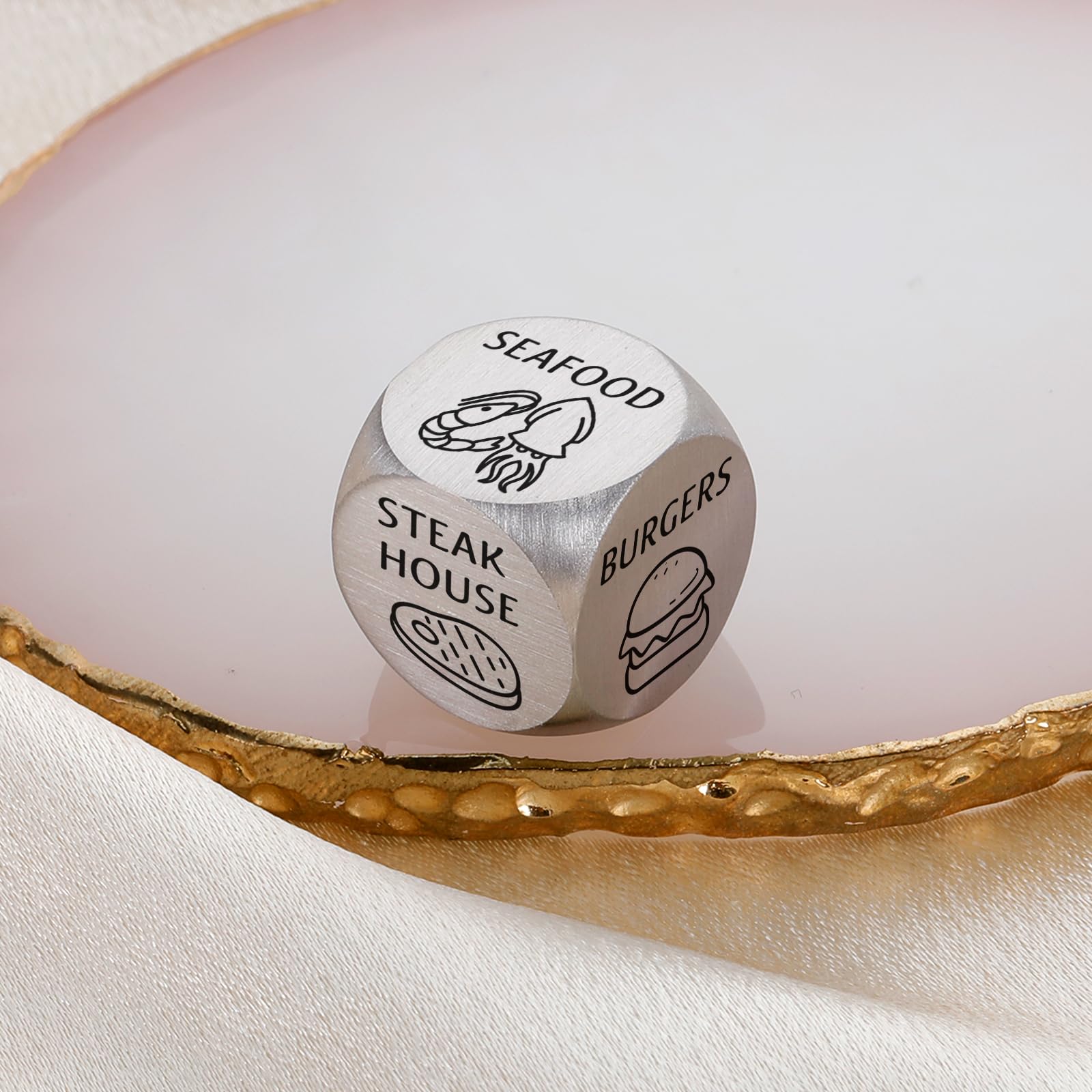 Personalized Date Night Dice Set - Custom Couple Gifts for Him & Her | Funny Decision Making Dice for Boyfriend, Girlfriend, Husband & Wife | Perfect for Anniversaries, Valentine's Day & Christmas | Great for Romantic Dinners, Stay-at-Home Dates & Food Choices