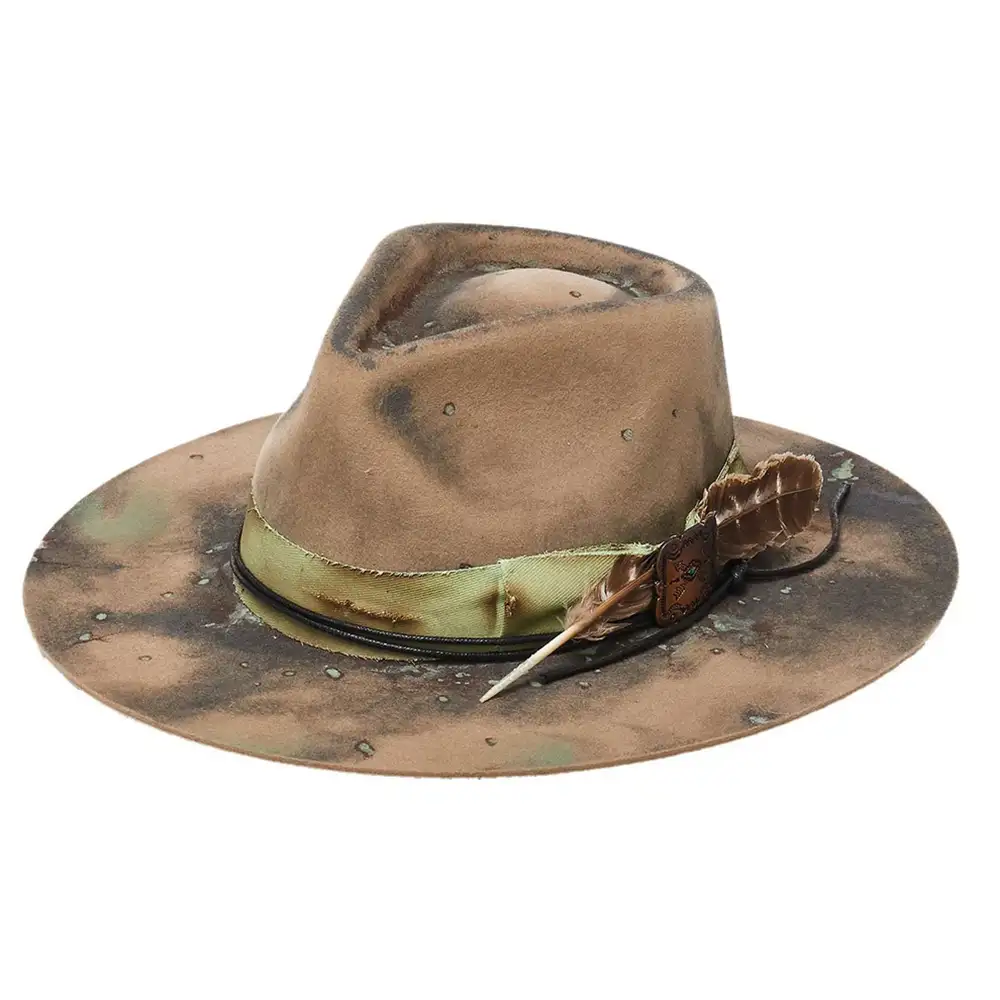 California Hats Abel Premium Wool Felt Cowboy Hat for Men & Women - Western Style, Wide Brim, Outdoor Rodeo, Country Music Festivals & Ranch Wear