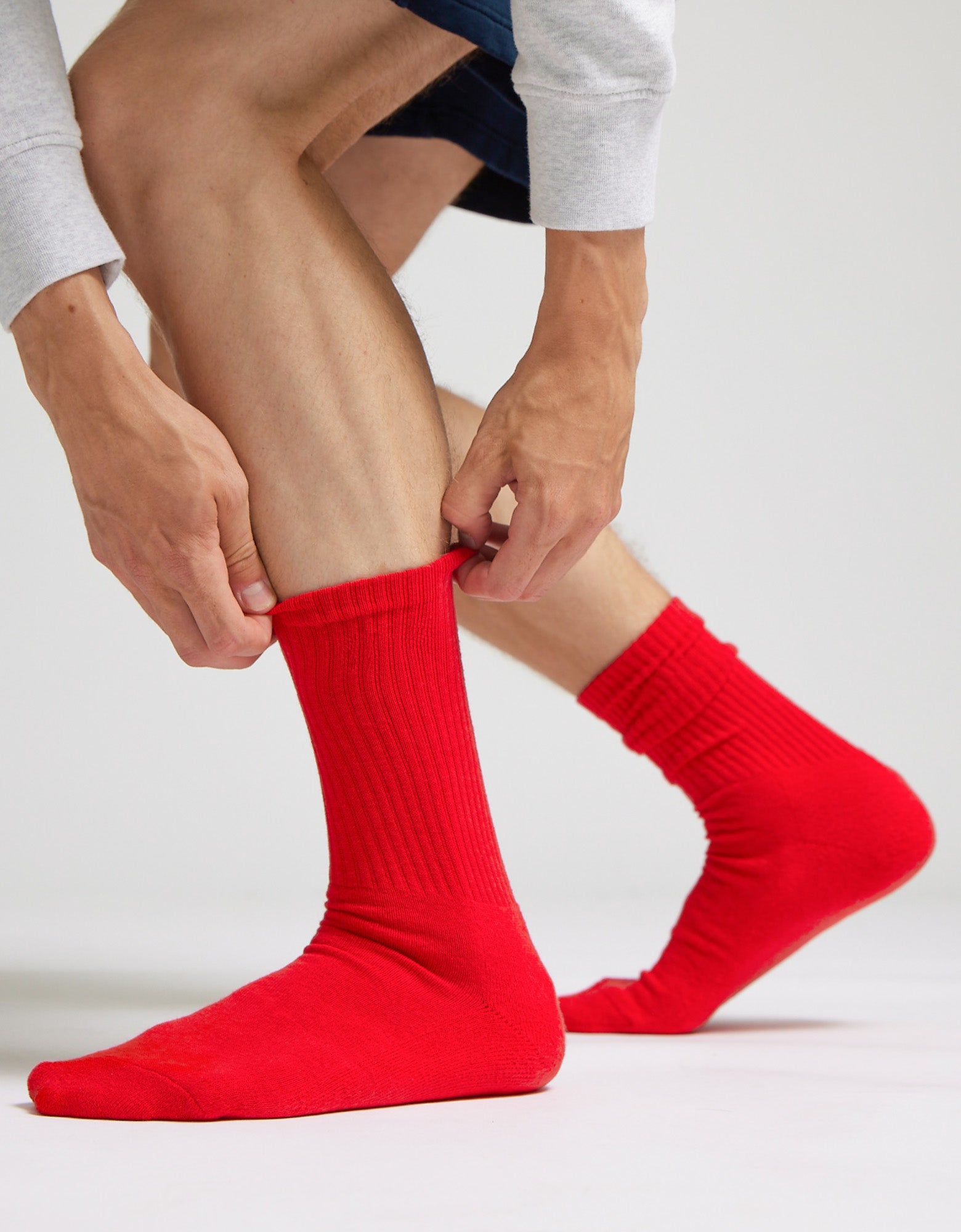 Organic Active Socks for Women & Men - Breathable Cotton Workout Socks - Ivory White - Perfect for Running, Yoga & Gym