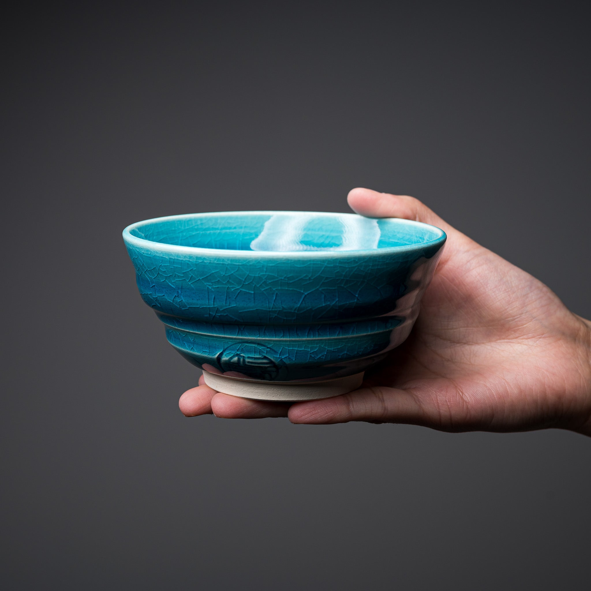 Premium NINSHU Matcha Bowl - Handcrafted Ceramic Tea Set for Japanese Tea Ceremony, Souku / 蒼空 - Perfect for Traditional Matcha Preparation, Zen Meditation, and Home Decor
