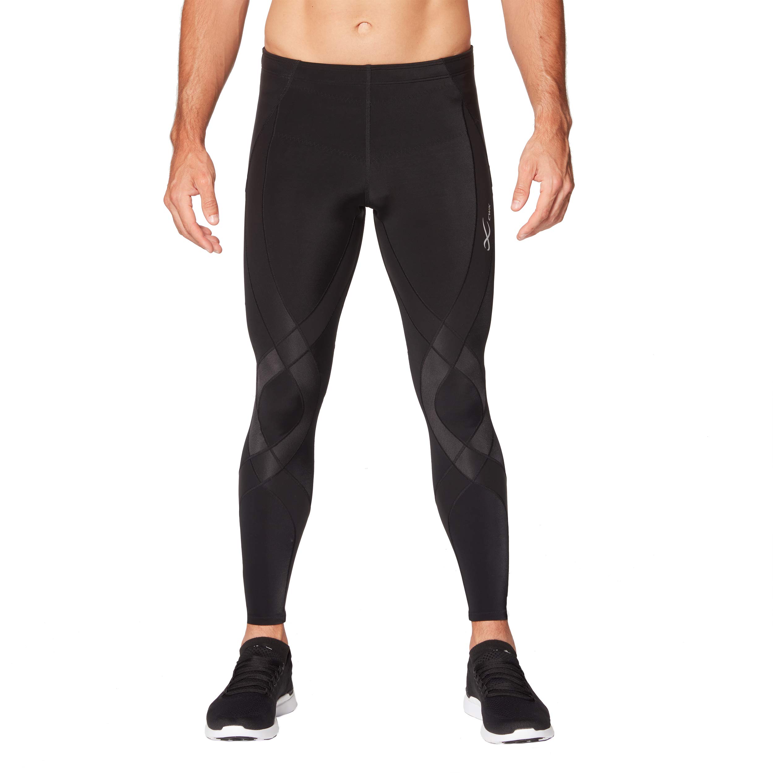 CW-X Men's Endurance Generator Compression Tights - Joint & Muscle Support Running Pants for Marathon, Training & Workouts - High Performance Athletic Wear for Runners & Fitness Enthusiasts