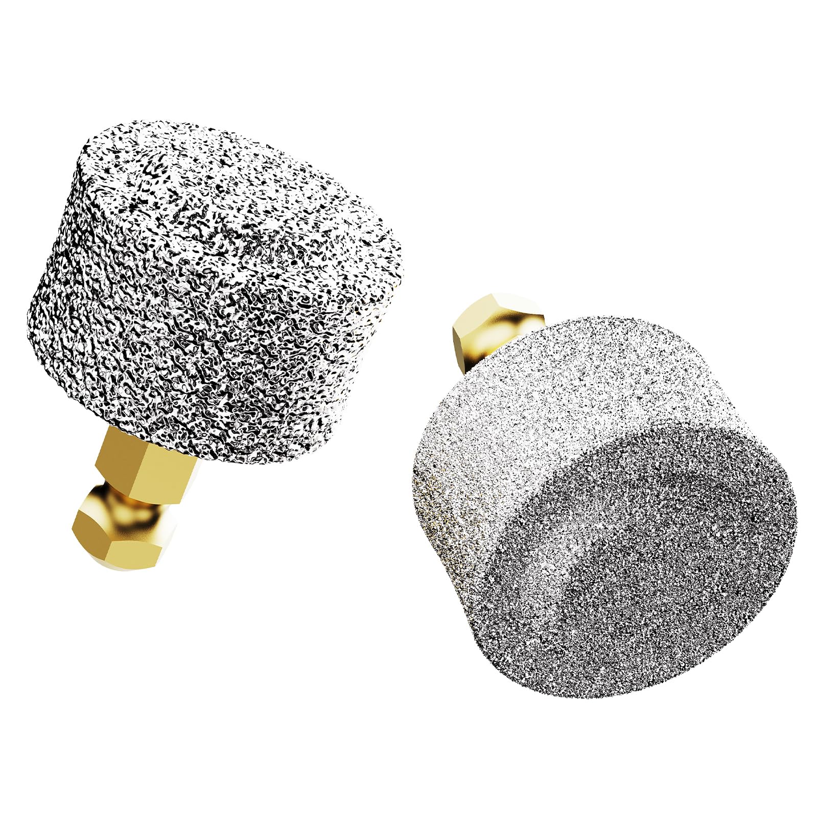 Bonve Pet Nail Grinder Wheels for Dogs & Cats - 2PCS Diamond Tip Nail File Wheels (1 Coarse & 1 Fine Grit) - Safe & Gentle Nail Trimming for Small & Large Pets - Perfect for Home Grooming & Professional Use