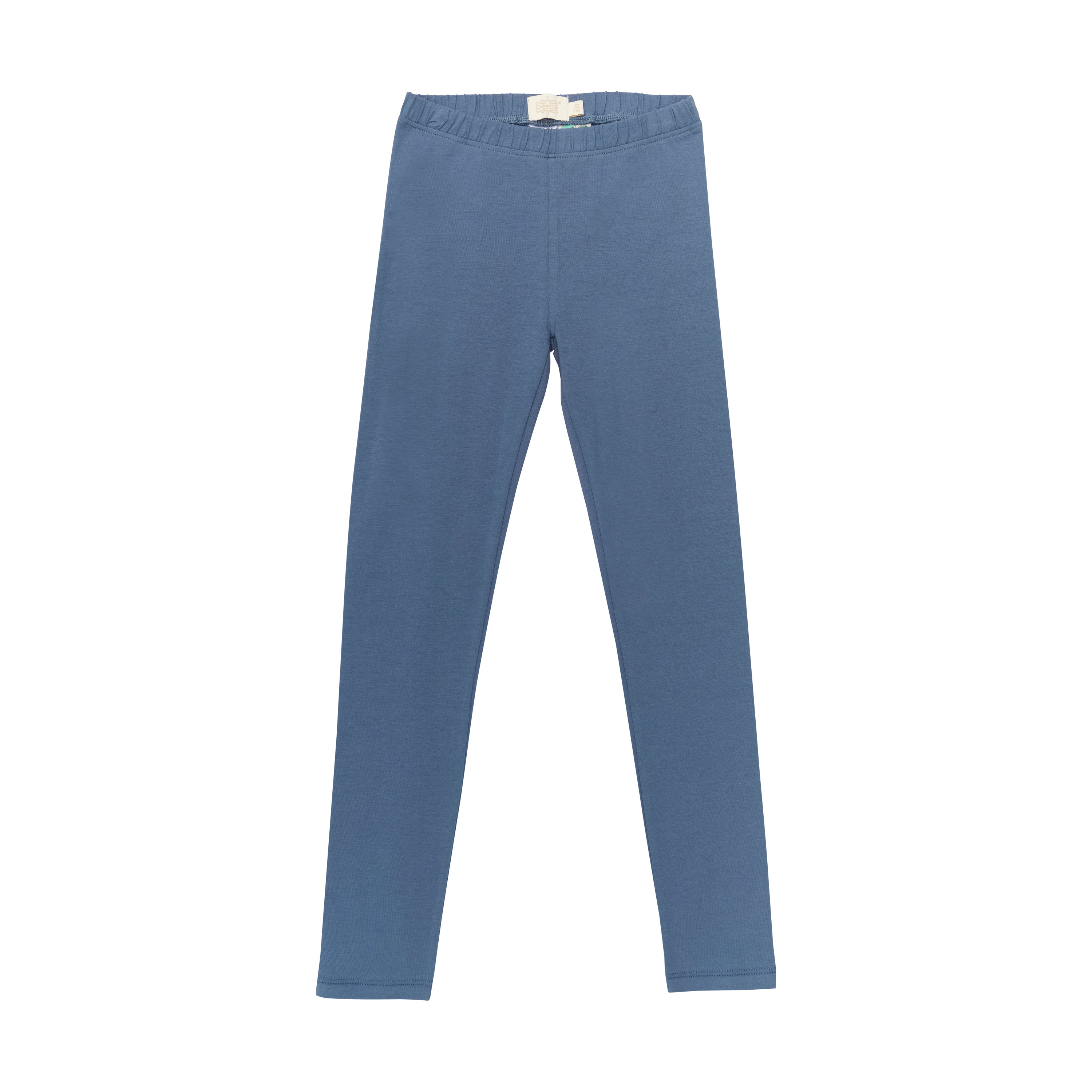 Organic Cotton Leggings for Women - High Waist Stretchy Yoga Pants in Sapphire Blue | Comfortable Workout, Lounge & Everyday Wear