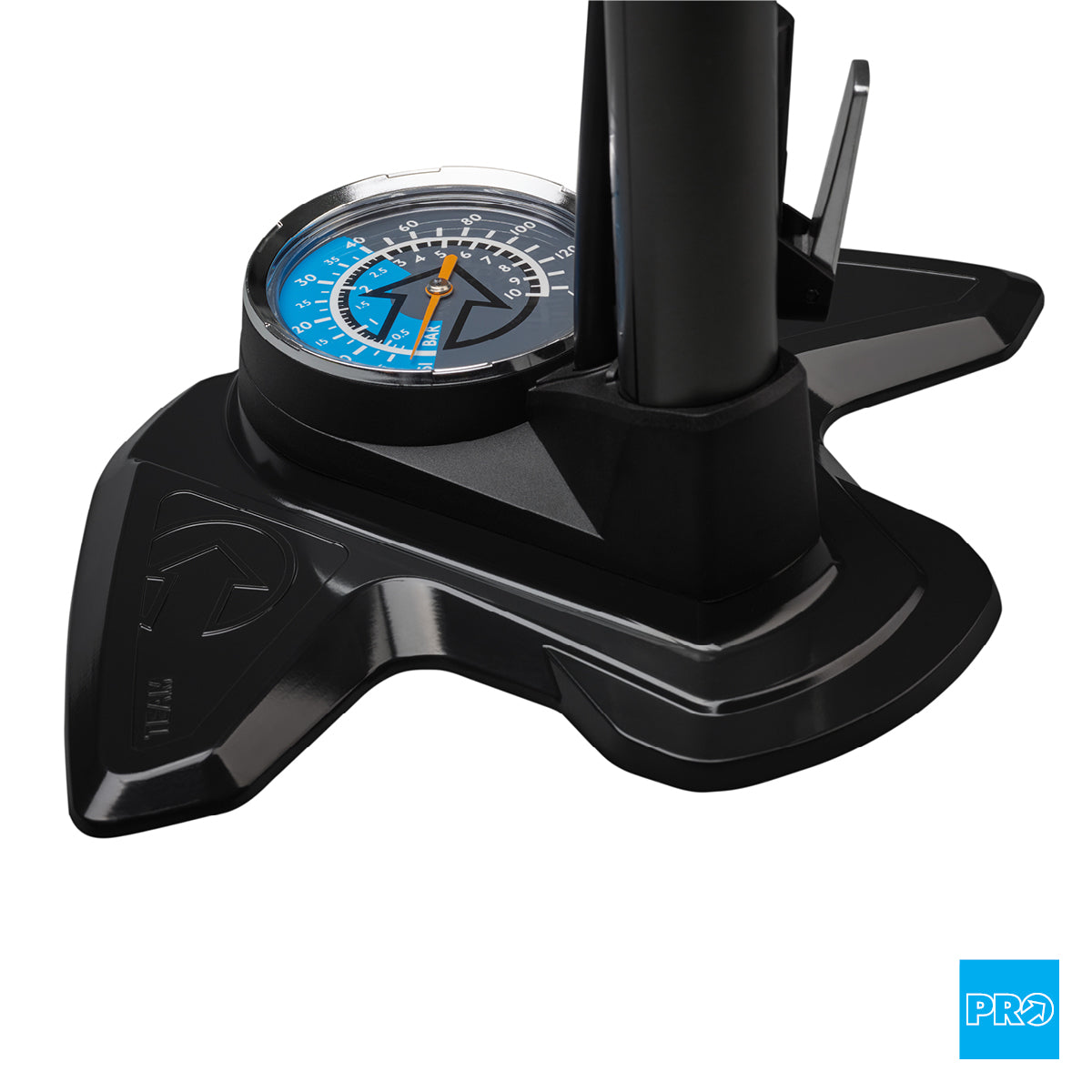 Pro Team High Pressure Bike Floor Pump - Bicycle Tire Inflator for Road & Mountain Bikes | Perfect for Home, Garage & Cycling Enthusiasts