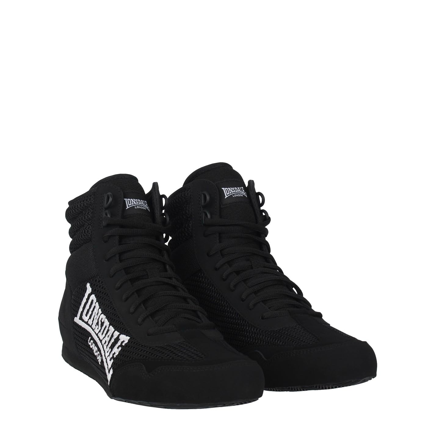 Lonsdale Men's Contender Mid Boxing Boots - Lightweight Training Shoes for Boxing, MMA & Kickboxing - Perfect for Gym Workouts & Combat Sports