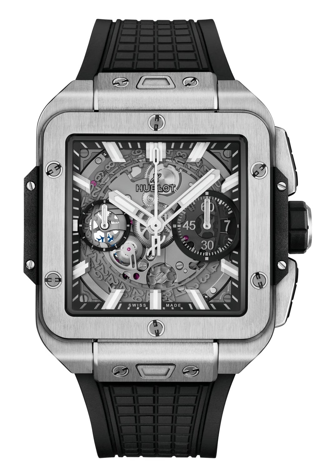 Hublot Square Bang Unico Titanium Men's Luxury Watch - Swiss Made Chronograph for Business & Formal Occasions