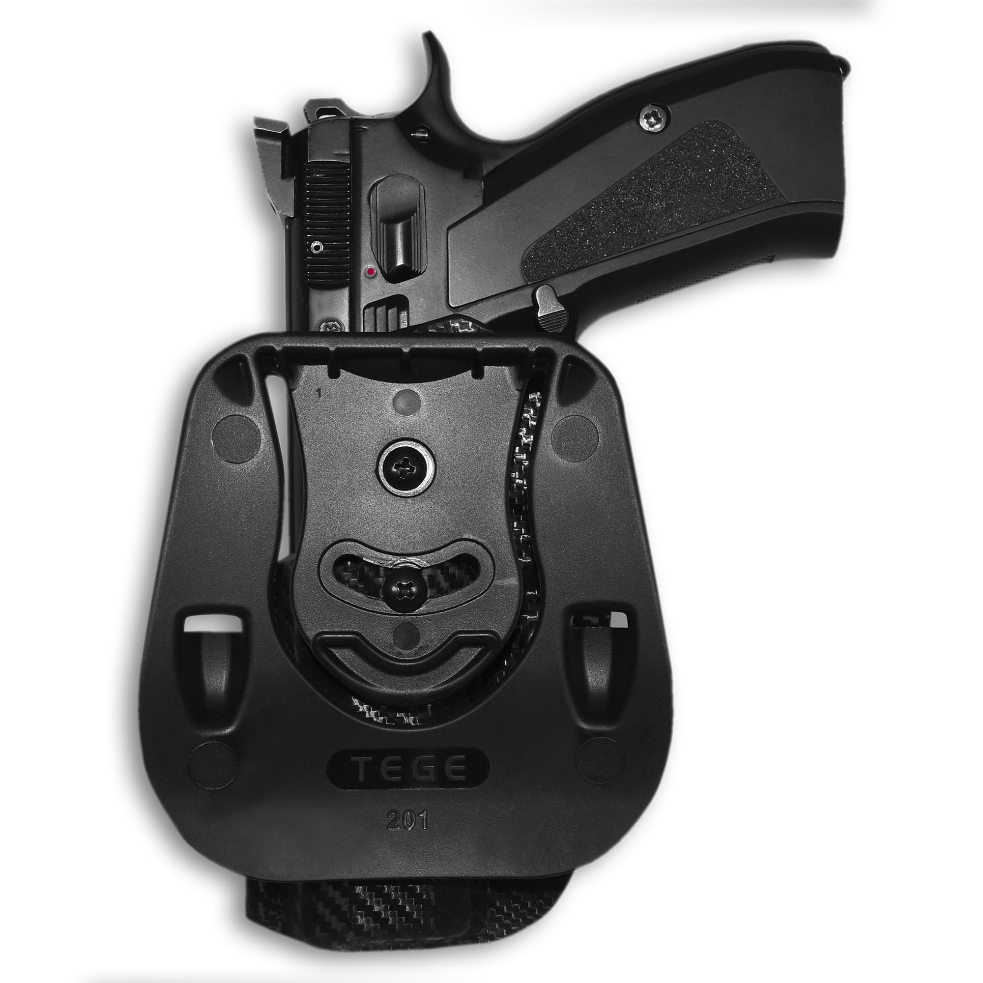 OWB Paddle Holster for CZ 75 SP-01 - Comfortable Outside Waistband Gun Holster for Concealed Carry & Range Training | Durable & Secure Pistol Holder for Everyday Use