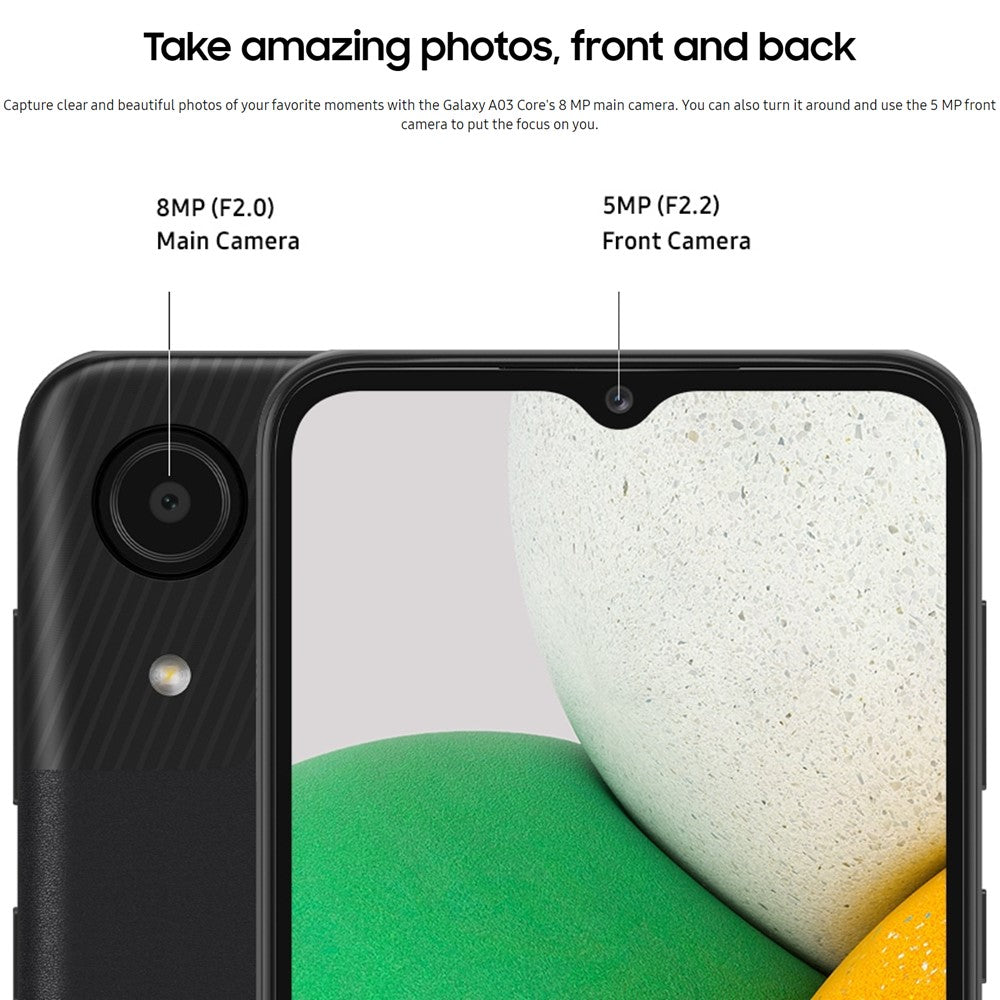 SAMSUNG Galaxy A03 Core 32GB Unlocked Smartphone - 6.5