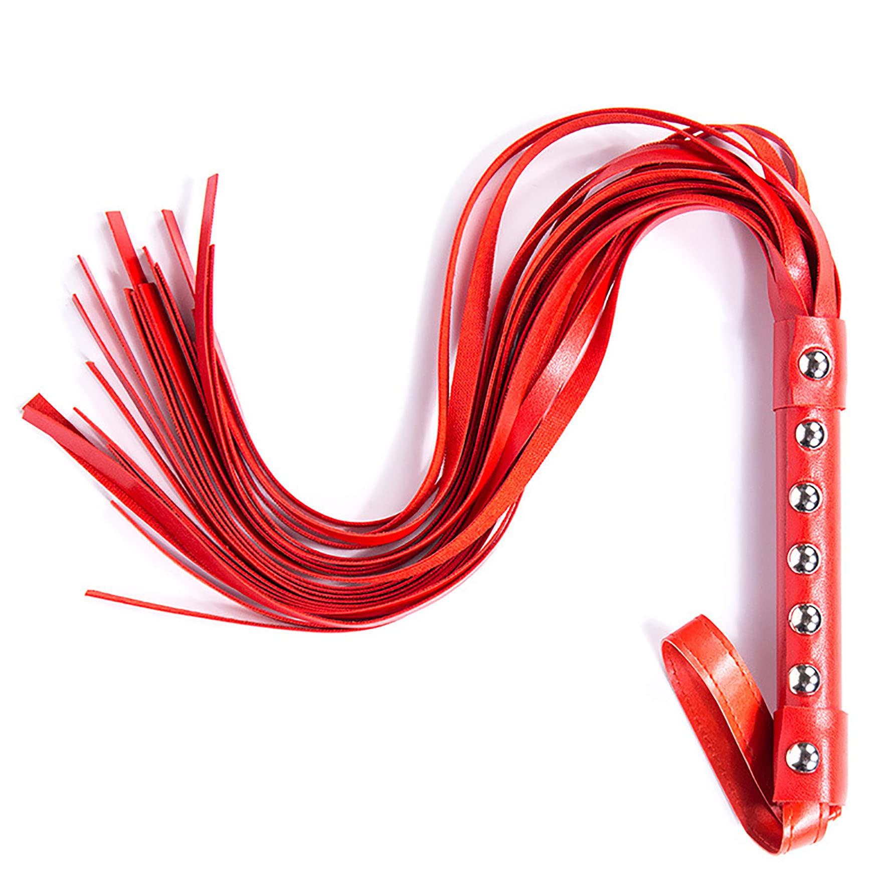 Sensual Leather Whip - BDSM Spanking Toy with Tassel & Non-Slip Handle for Couples Play, Roleplay & Flirting | Perfect for Adult Intimacy, Cosplay & Sensual Exploration