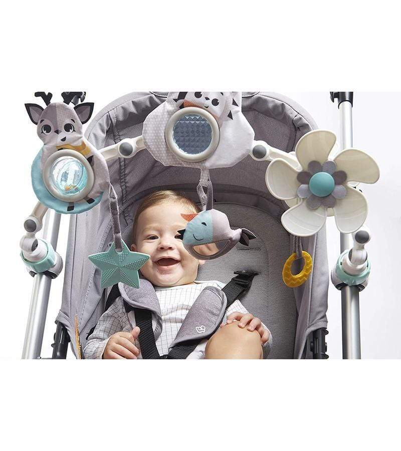 Tiny Love Magical Tales Black & White Stroller Toy Arch - High Contrast Baby Toys for Visual Stimulation - Perfect for Newborns & Infants on Strollers, Car Seats & Playmats