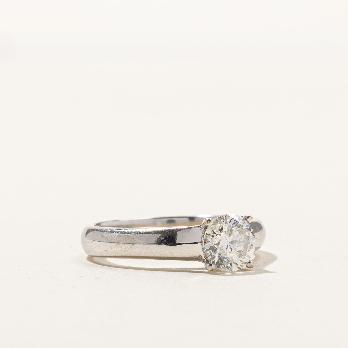 1.00ct Solitaire Diamond Engagement Ring - SI2 Clarity, H Color, Size 6.75 - Perfect Proposal Gift for Her, Anniversary & Wedding Jewelry