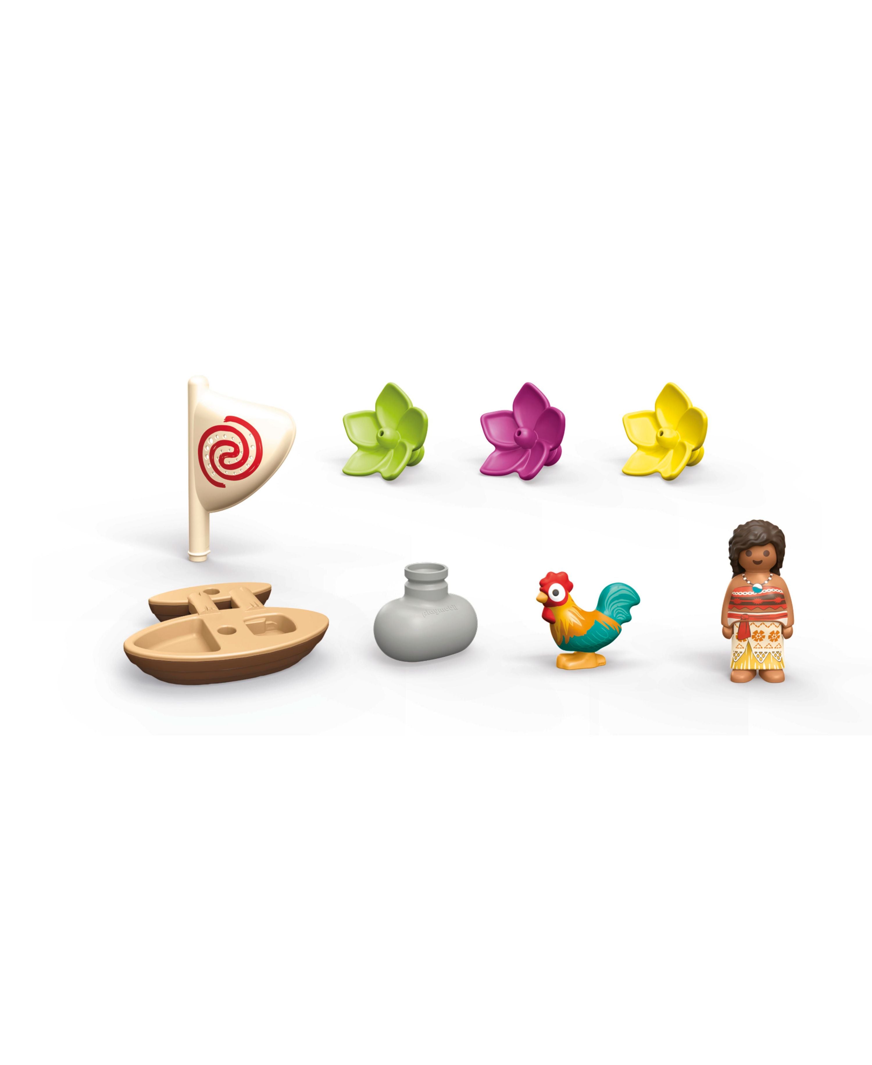 Disney Moana Adventure Sailboat Playset with Water Features - Interactive Water Play Toy for Kids, Perfect for Bath Time & Outdoor Fun
