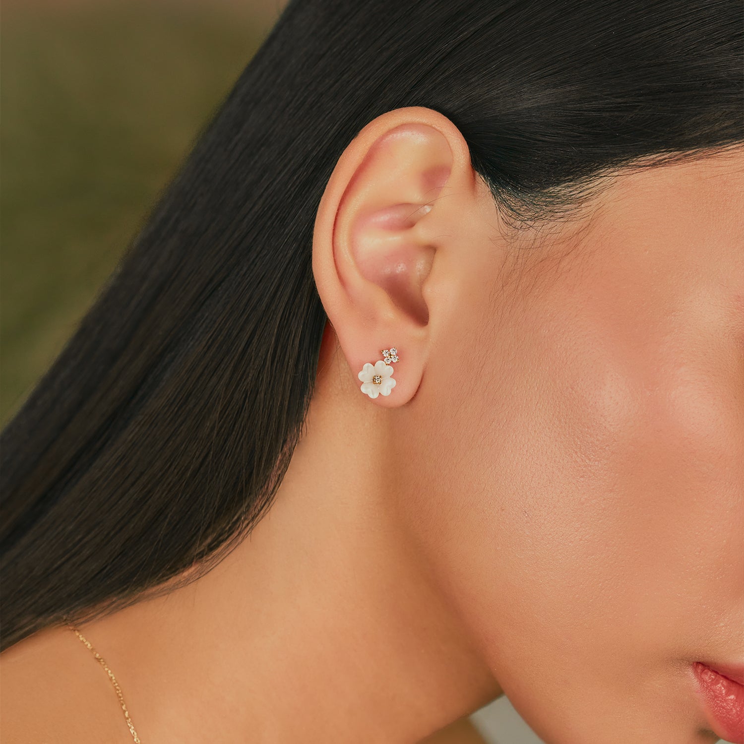 Gold Fayola Earrings for Women - Elegant 14K Gold Plated Hoop Earrings - Perfect for Parties, Weddings & Everyday Wear