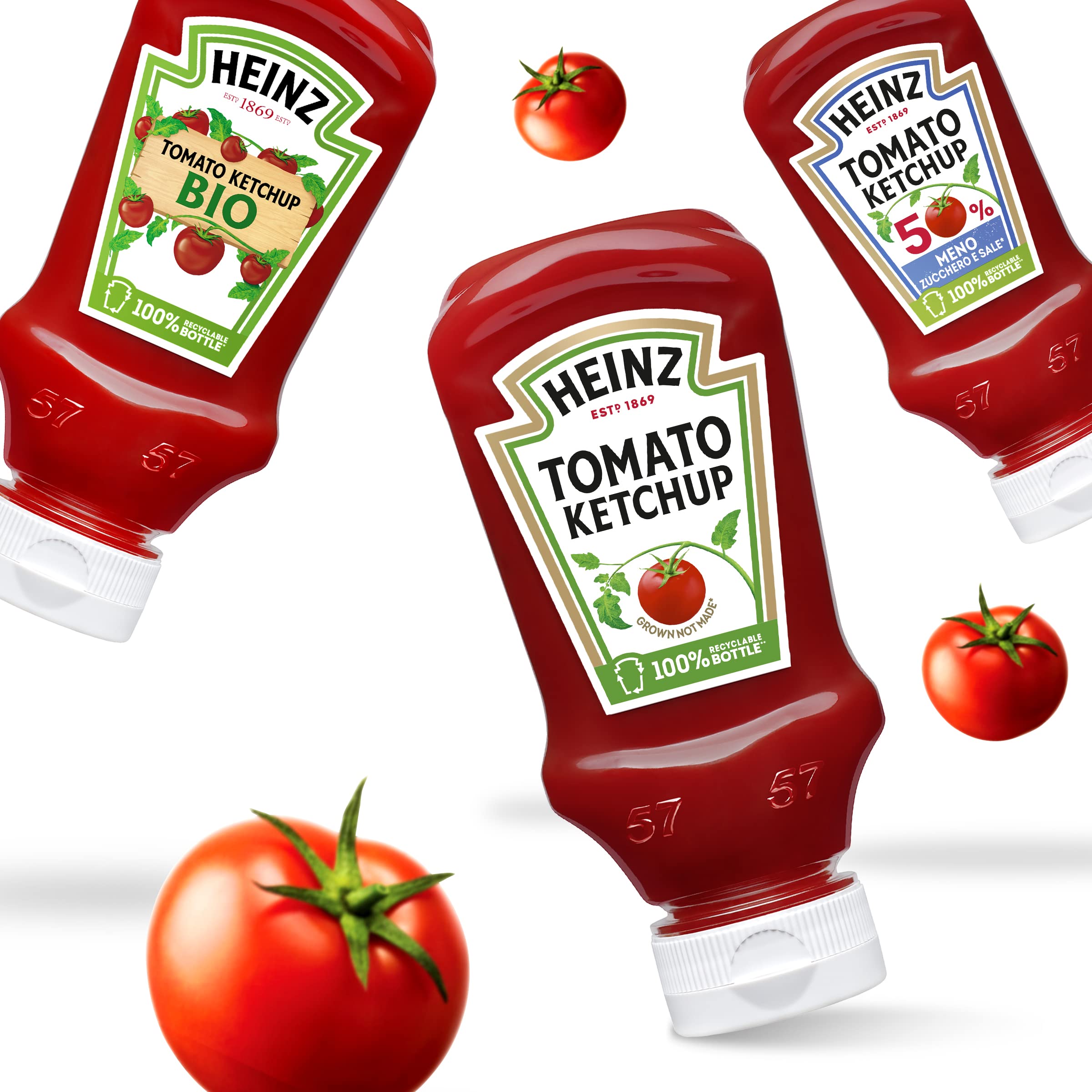 Heinz Low Salt & Sugar Tomato Ketchup 235g - Perfect for Burgers & Fries