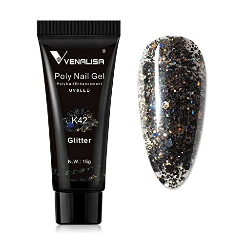 Venalisa Poly Builder Gel - 15g Professional Acrylic Nail Extension Gel for Strong & Natural-Looking Nails | Perfect for DIY Manicures, Salon Use & Nail Art Designs