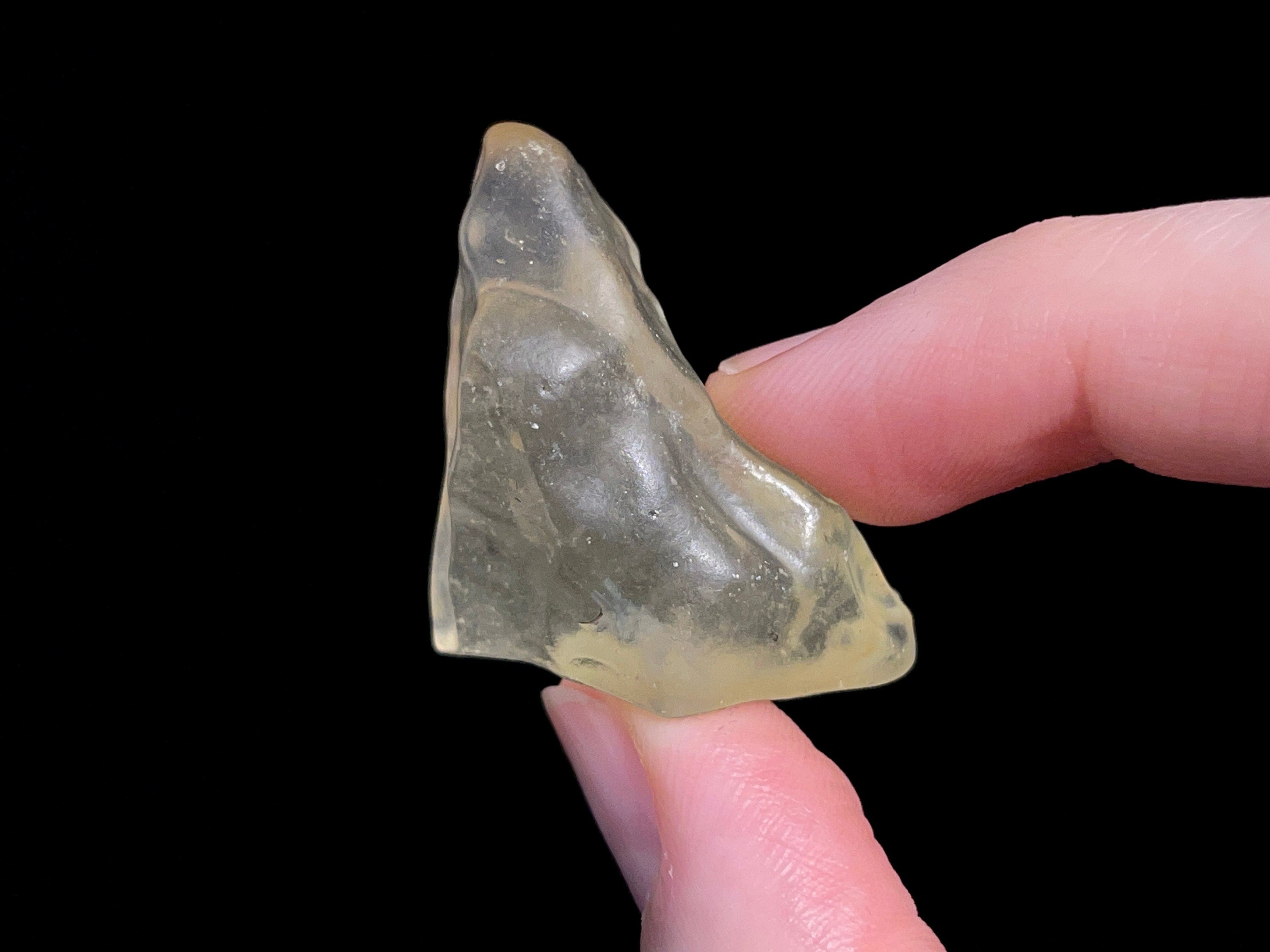 Premium Libyan Desert Glass Raw Crystal - Rare 3A Grade 13.6g Natural Metaphysical Healing Stone | Chakra Balancing, Meditation, Energy Work & Jewelry Making