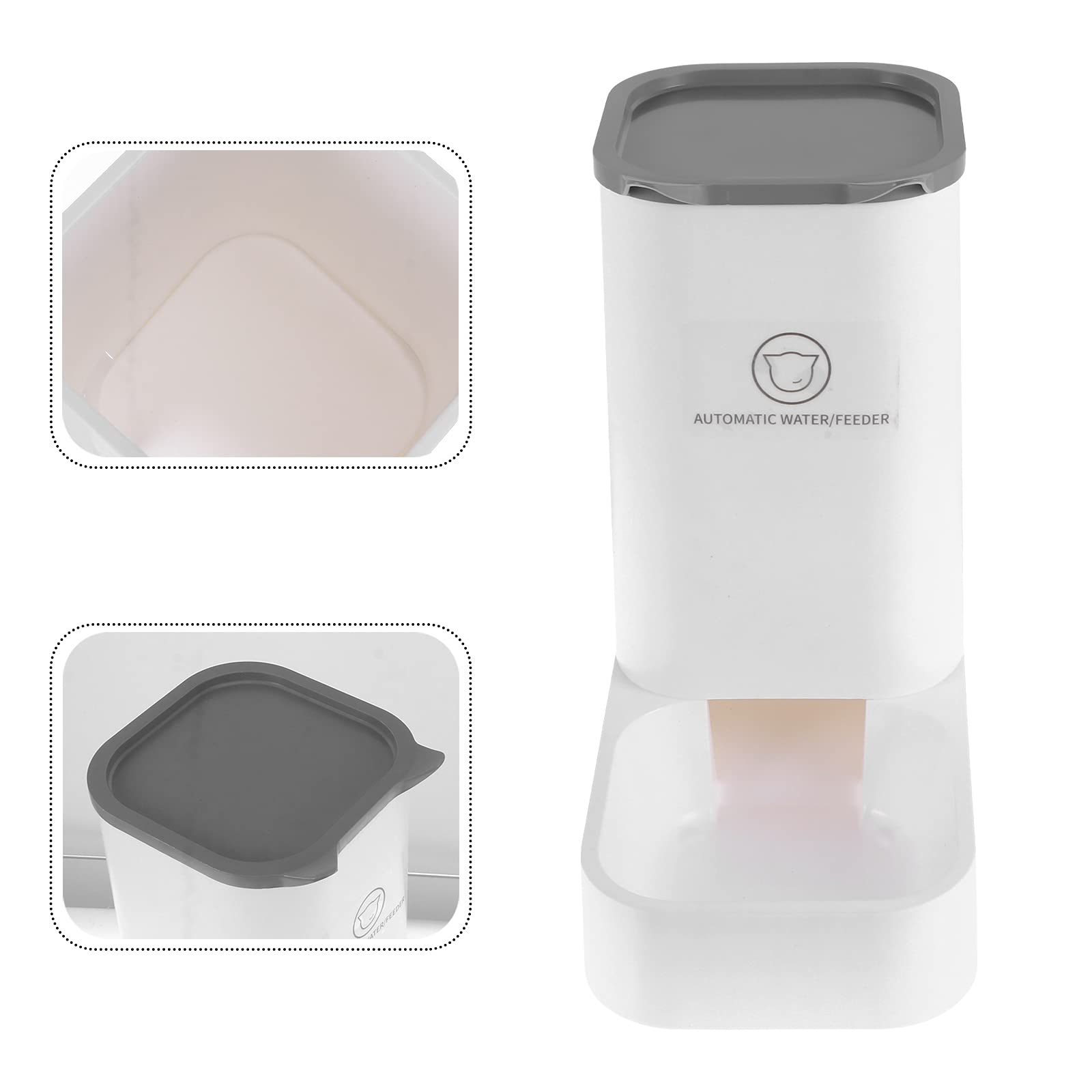 ULTECHNOVO Automatic Pet Feeder - 1pc Cat & Dog Food Dispenser with Timer, Smart Portion Control for Dry Food - Perfect for Home, Travel, and Busy Pet Owners