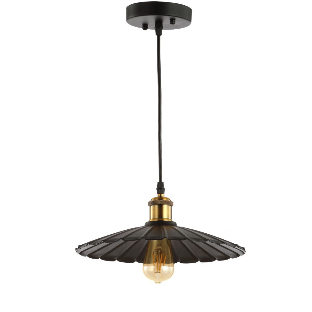 Adjustable Metal LED Pendant Light - 12.25 Inch Modern Lotus Design for Kitchen Island, Dining Room & Bedroom Lighting