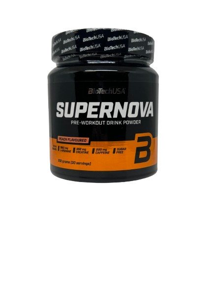 BioTechUSA Supernova Protein Powder - Peach Flavor, 282g | Premium Whey Protein for Muscle Recovery & Post-Workout Nutrition | Ideal for Gym, Fitness & Bodybuilding