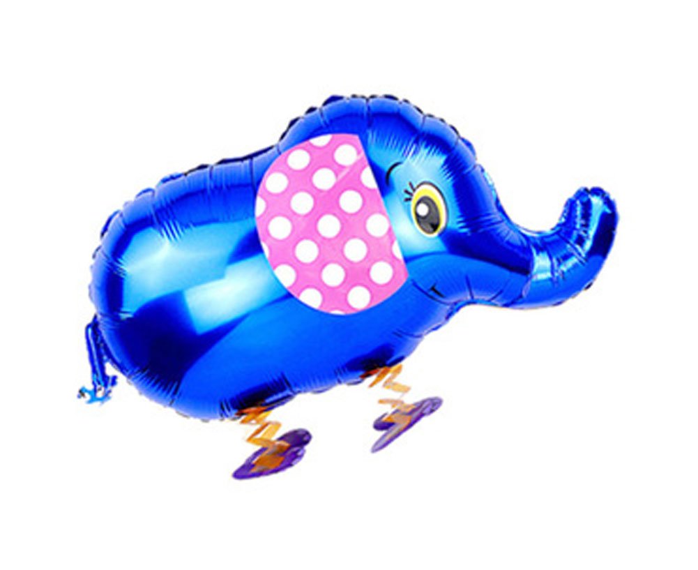 5 Pcs Cute Elephant Balloons for Birthday Party Decorations - Baby Shower, Gender Reveal, Kids Room Decor & Party Supplies