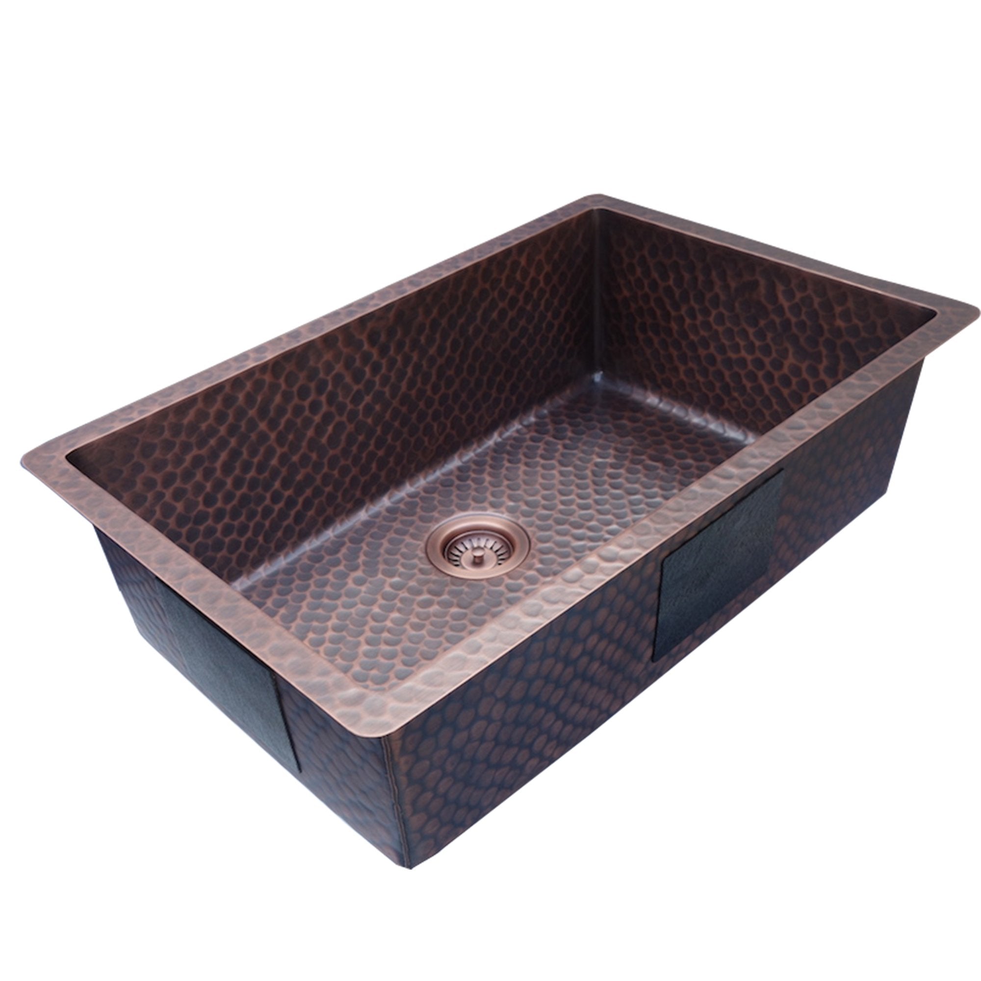 Premium 14 Gauge Undermount Copper Kitchen Sink - Single Bowl Design for Modern Homes | Durable & Stylish for Daily Cooking & Entertaining | SINDA KSU 1 Model