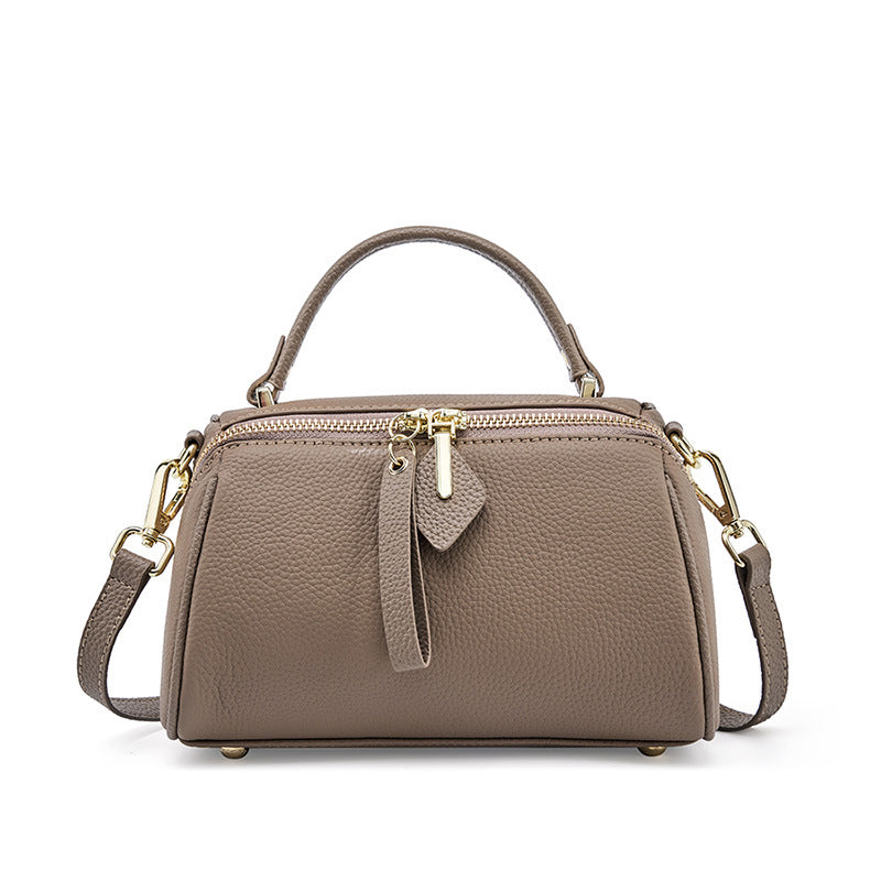 Minimalist Small Boston Bag - Stylish & Compact Crossbody Shoulder Bag for Women & Men | Perfect for Travel, Work & Everyday Use