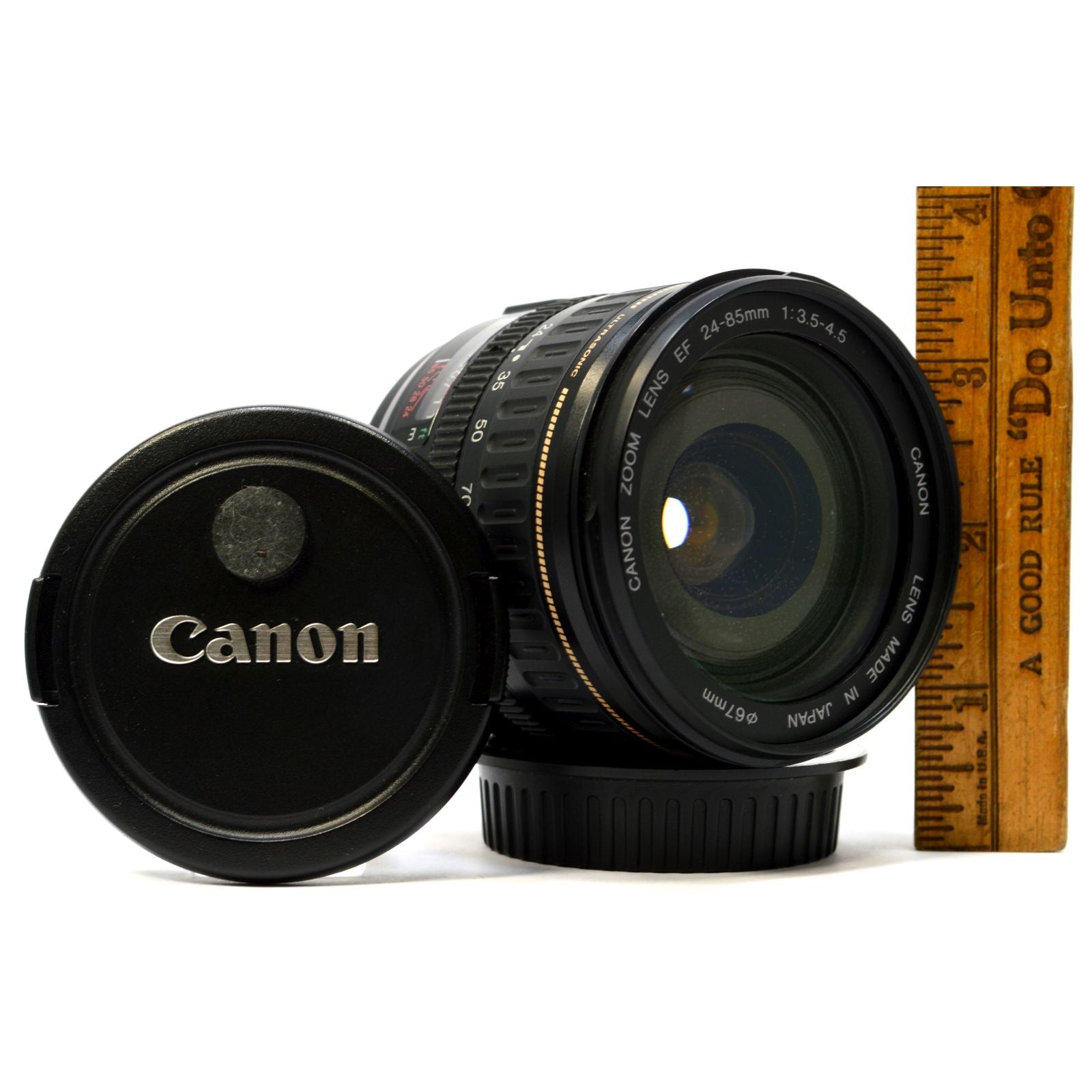 Canon EF 24-85mm f/3.5-4.5 USM Zoom Lens with Front & Rear Caps - Like New Condition - Perfect for Portrait, Travel & Event Photography