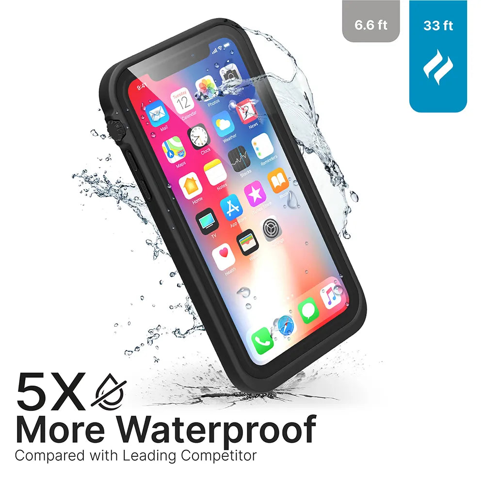 iPhone XS Waterproof Case - Shockproof & Dustproof Protection for Swimming, Snorkeling & Outdoor Activities