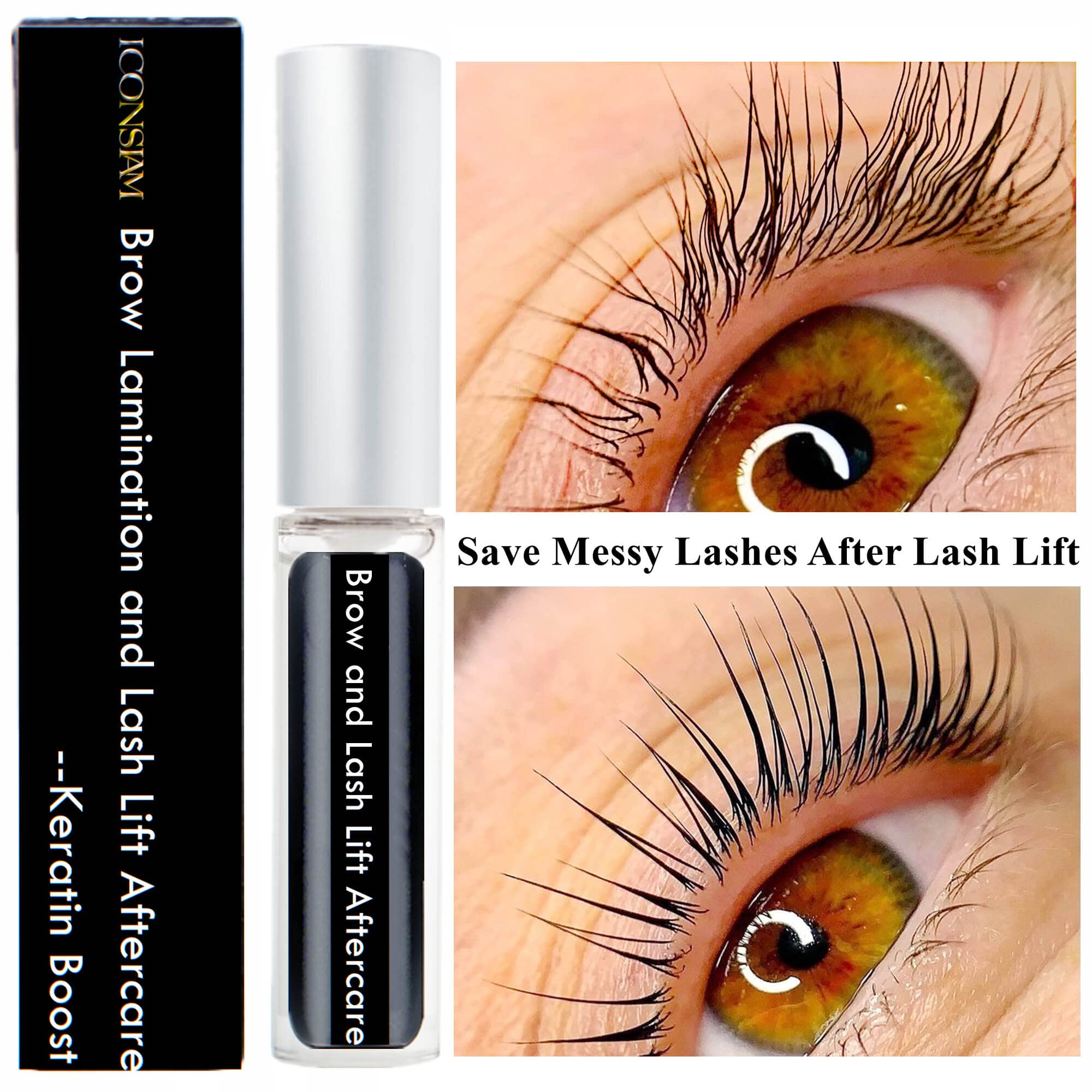 **Brow Lamination Aftercare Gel - Lash Lift & Eyebrow Lift Fixing Serum for Stronger, Longer-Lasting Results - Perfect for Salon & Home Use**