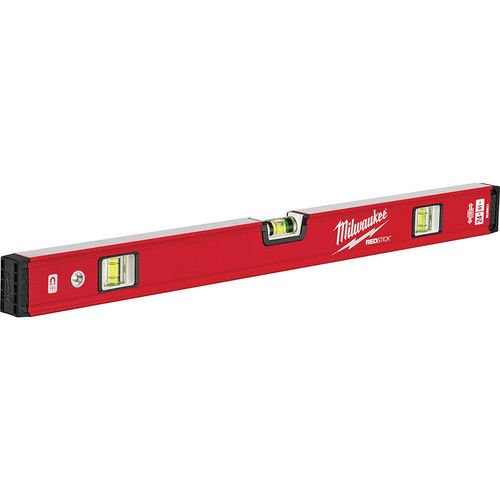 Milwaukee MLCMM24 24-Inch REDSTICK Magnetic Compact Box Level - Perfect for Construction, Carpentry, and DIY Home Projects