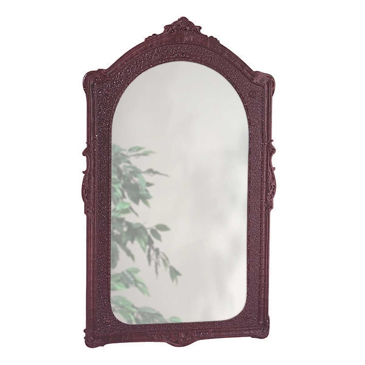 Wall Mounted Bathroom Vanity Mirror with Cherry Urethane Finish - Perfect for Bathroom Renovation and Home Decor