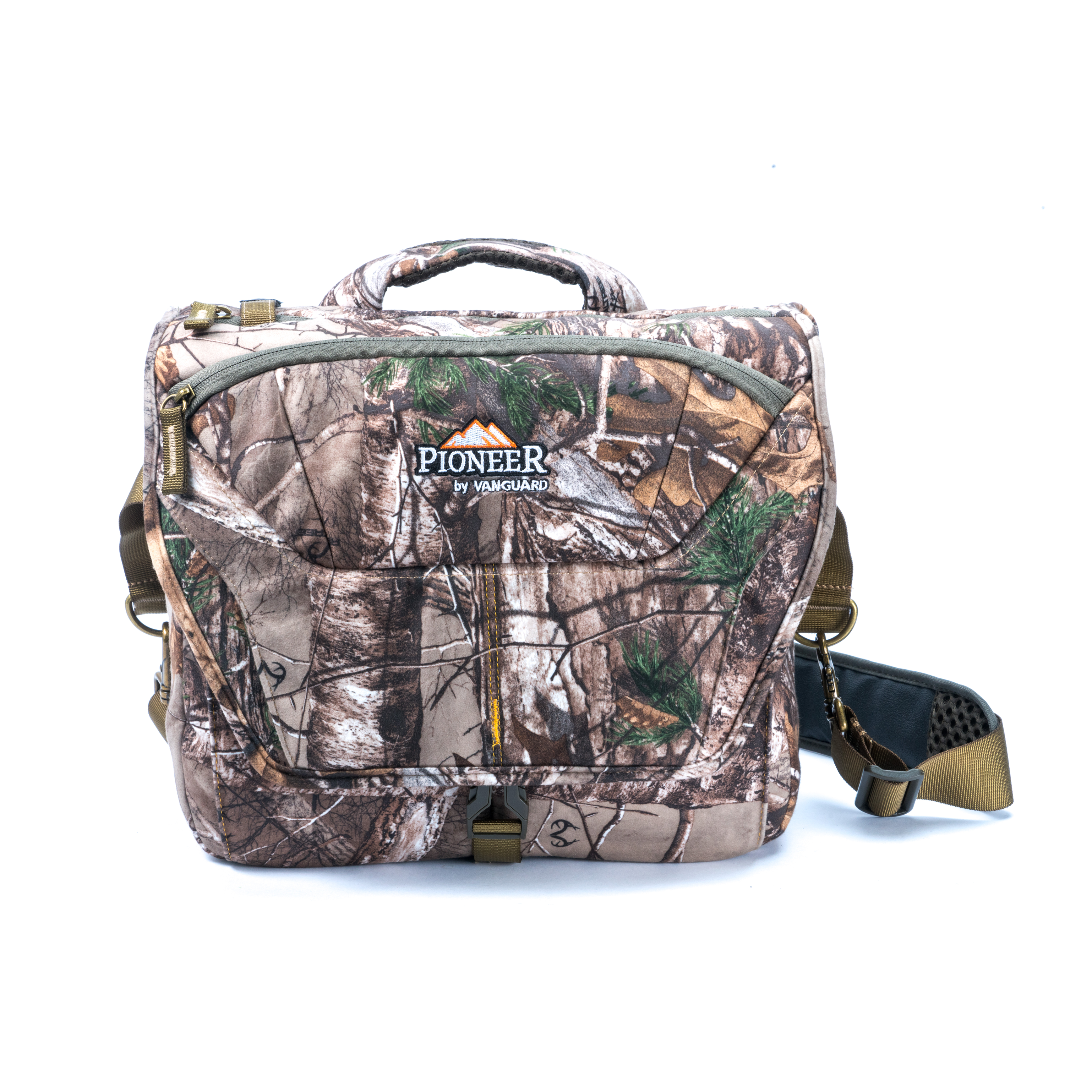 Alta Rise 33 RT Pioneer Messenger Bag - Waterproof Laptop Bag for Men & Women - Realtree Camo Design - Perfect for Work, Travel & Outdoor Adventures