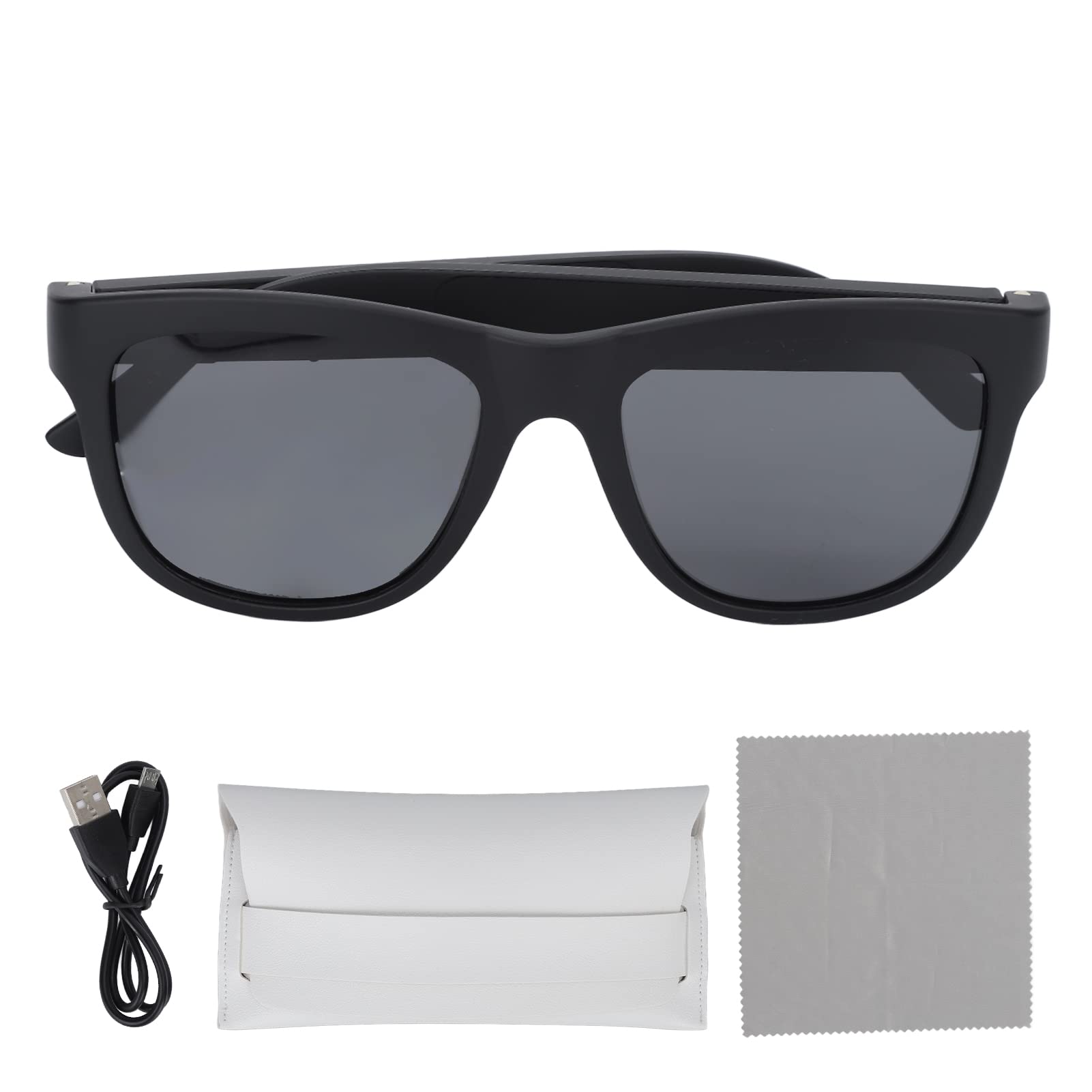 Low Latency Bluetooth Smart Sunglasses with Voice Control for Outdoor Sports, Running & Cycling - HD Audio & Sun Protection for Active Lifestyles