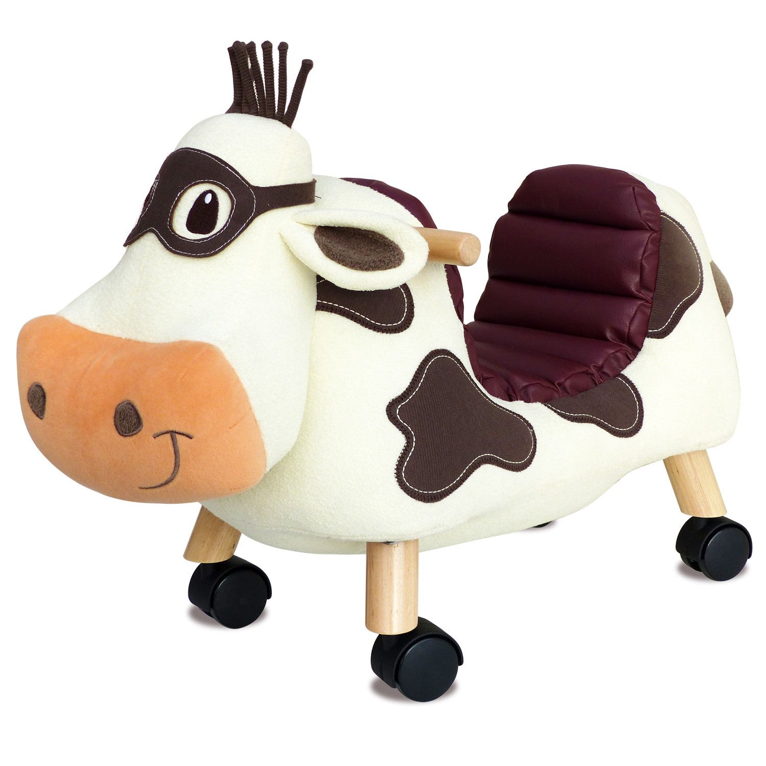 Moobert Cow Ride On Toy for Kids - Electric Ride On Animal Toy with Sounds & Lights - Perfect for Indoor & Outdoor Play, Birthday Gifts, Toddler Pretend Play