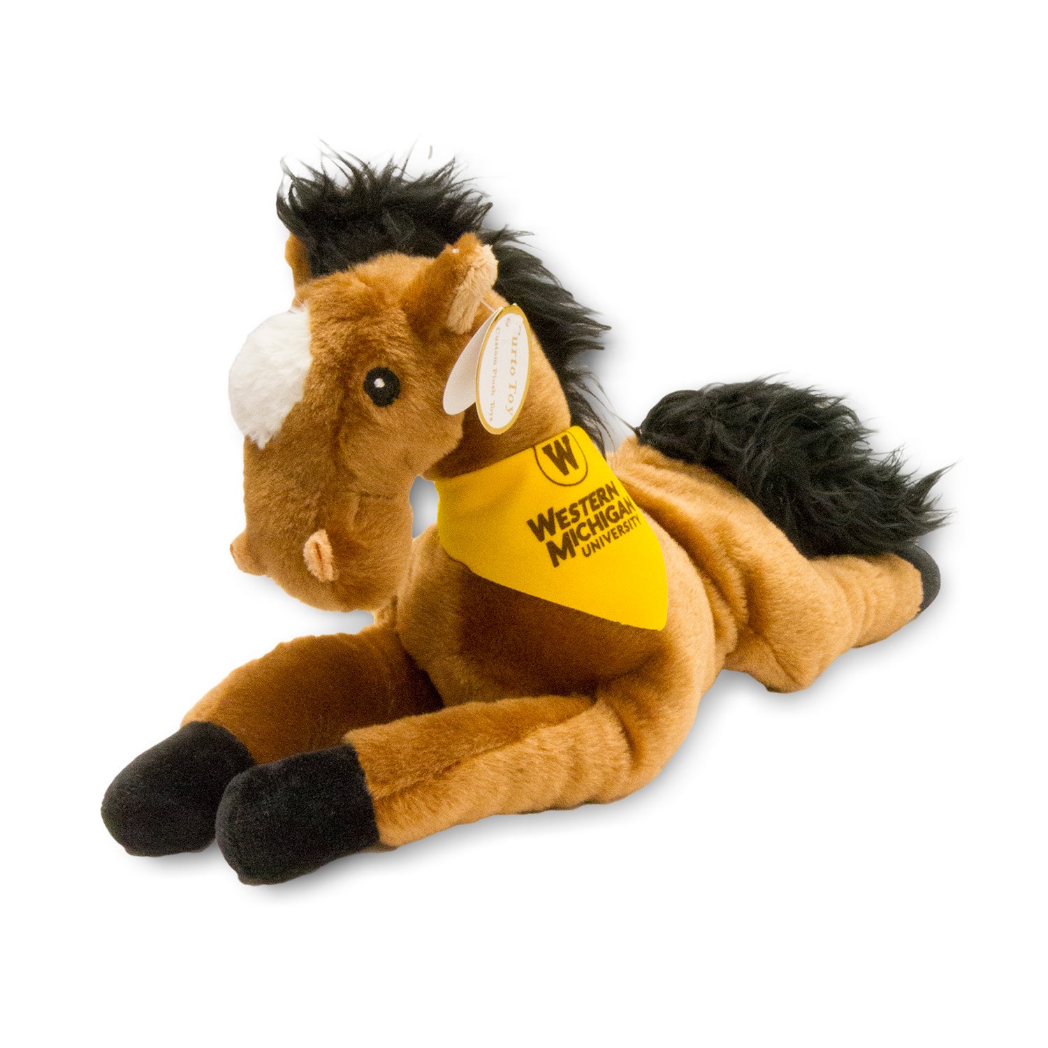 WMU Bronco Plush Stuffed Animal - Soft & Cuddly Western Michigan University Mascot Toy for Kids, Fans & Collectors - Perfect for Gifts, Bedroom Decor & Game Day Spirit