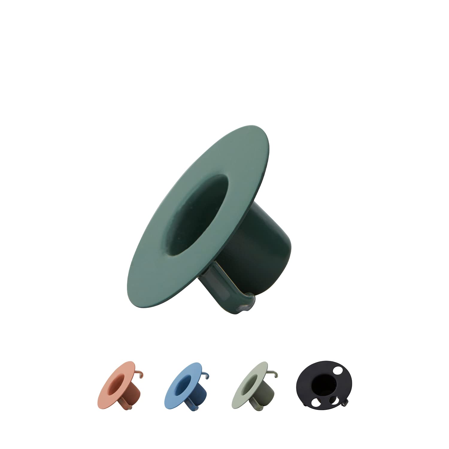 Design Letters Favorite Vase & Candle Holder Set - Dark Green Home Decor for Living Room, Bedroom, and Wedding Centerpieces