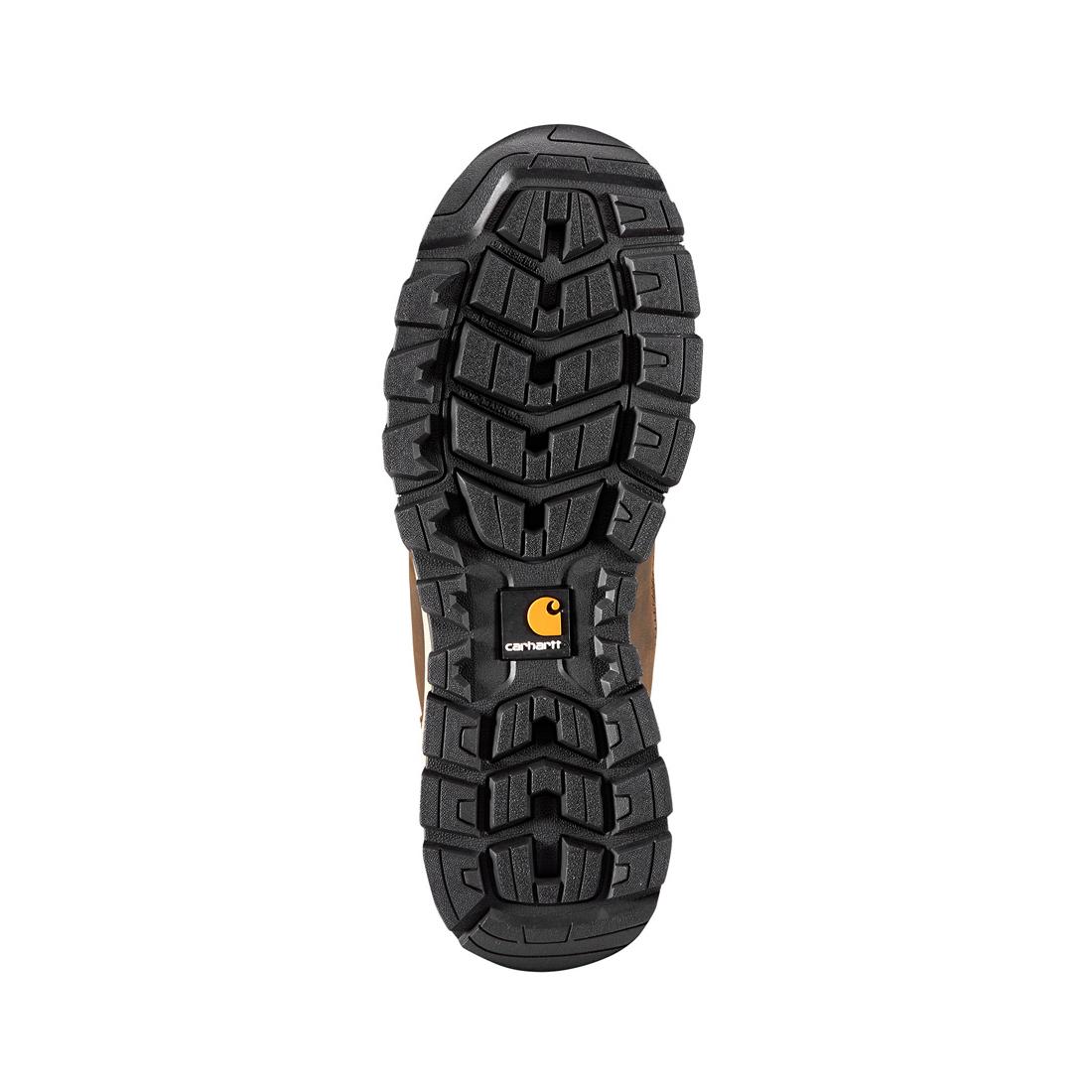 **Gilmore 5 Inch Soft Toe Waterproof Work Boots for Men - Dark Brown - Ideal for Construction, Hiking & Outdoor Activities**