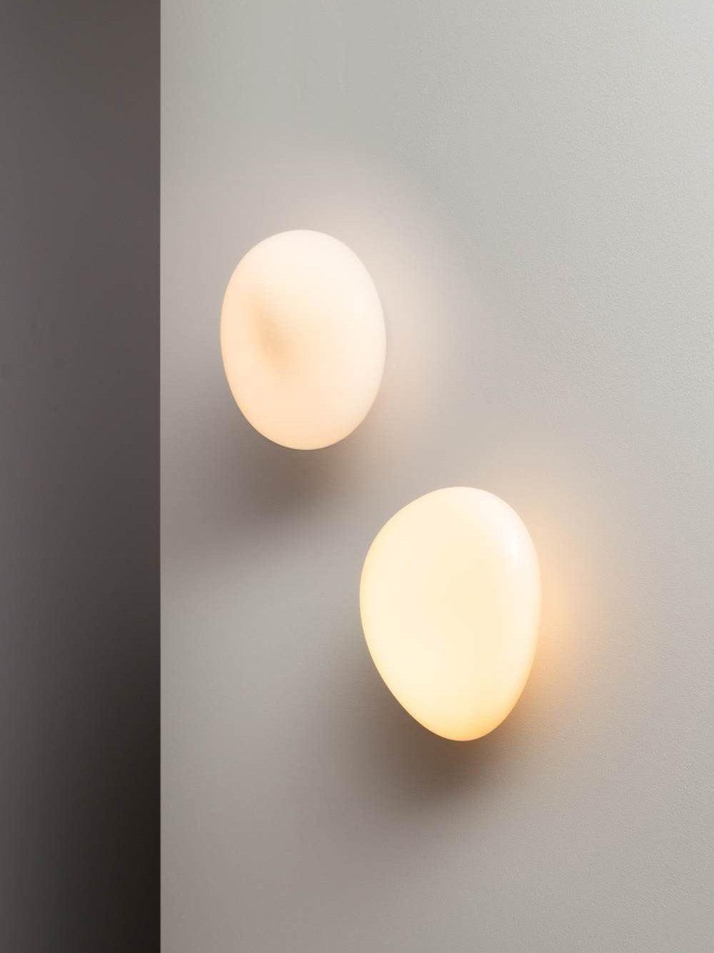 Modern Bubble Glass Wall Lamp - Sleek LED Sconce Lighting for Bedroom, Living Room & Hallway - Energy Efficient Decorative Wall Light for Home & Office