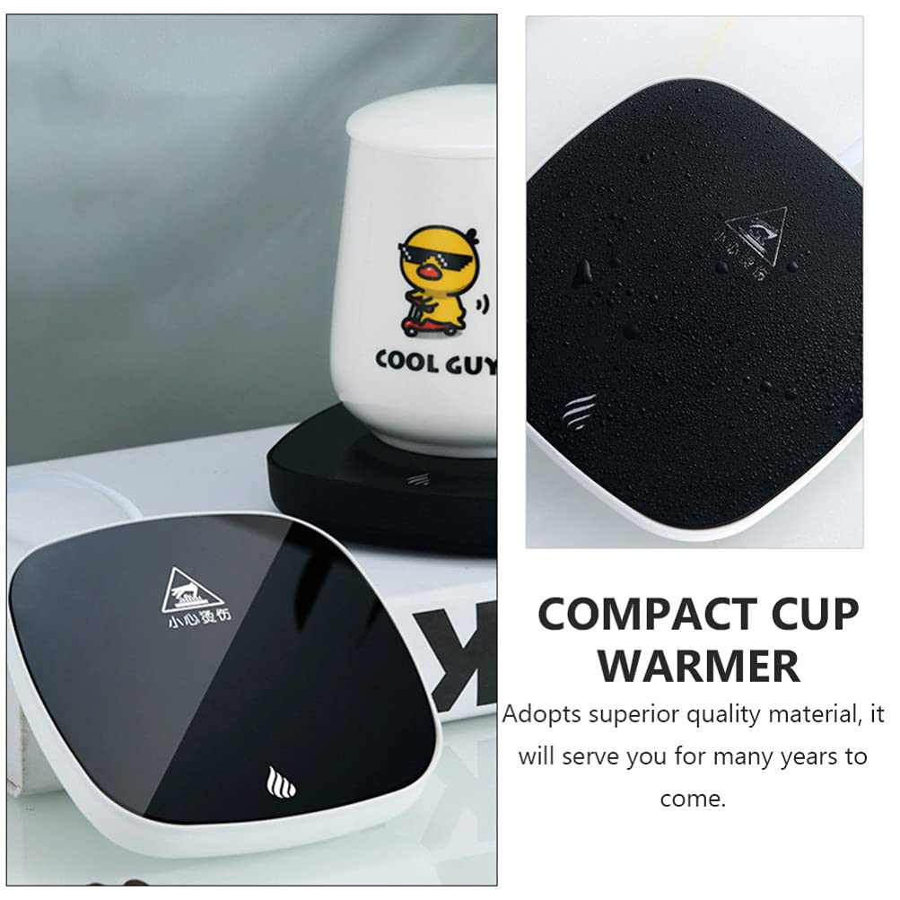 OSALADI 1-Pack USB Coffee Mug Warmer - Thermostatic Beverage Cup Heater for Home & Office - Compact Travel Cup Warmer for Tea, Coffee, Hot Chocolate - Perfect Gift for Coffee Lovers & Work Desks