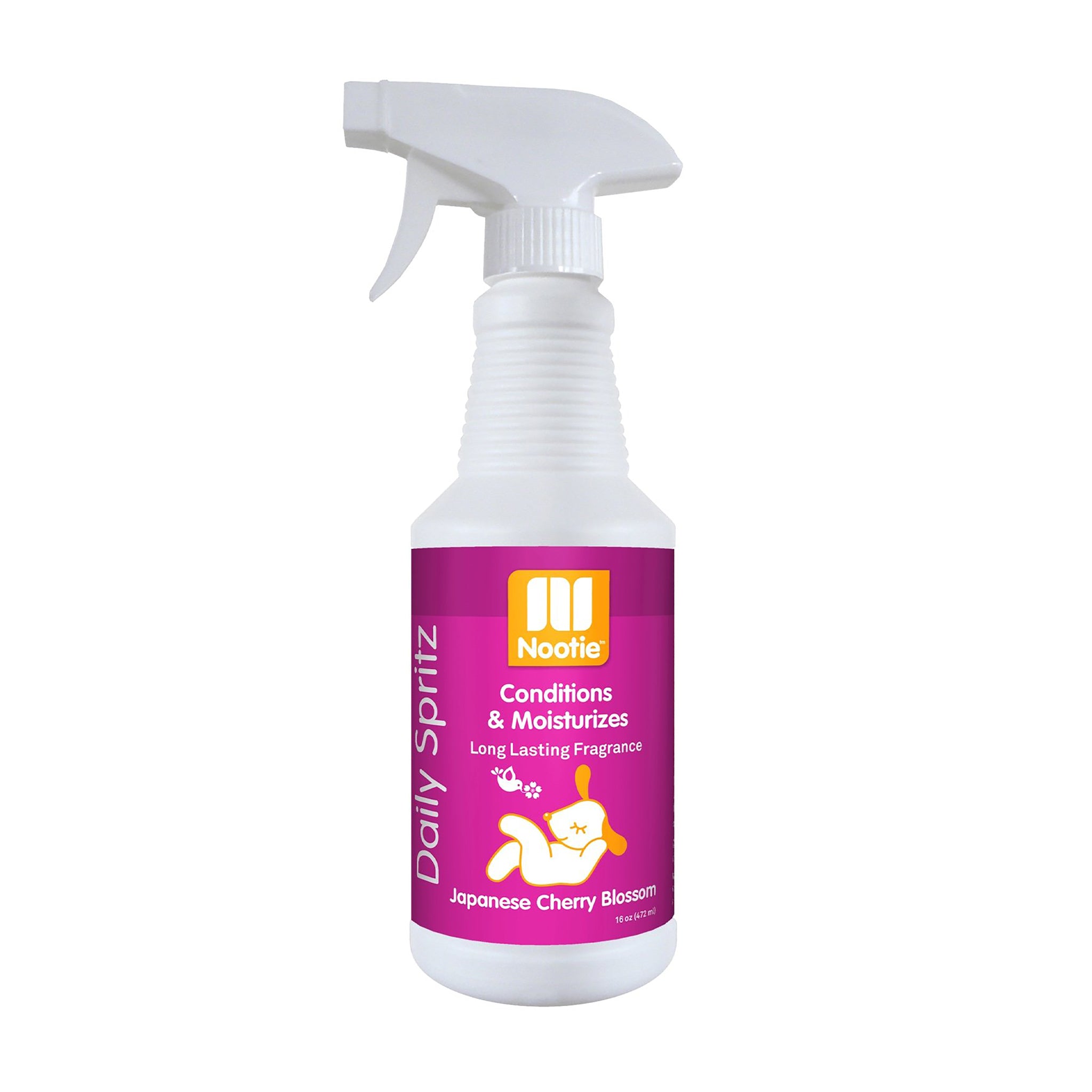 Nootie Daily Spritz Conditioning & Moisturizing Spray for Dogs - Japanese Cherry Blossom Scent | Detangling & Hydrating Pet Grooming Solution for Soft Fur | Perfect for Bathing, Brushing & Freshening Between Washes