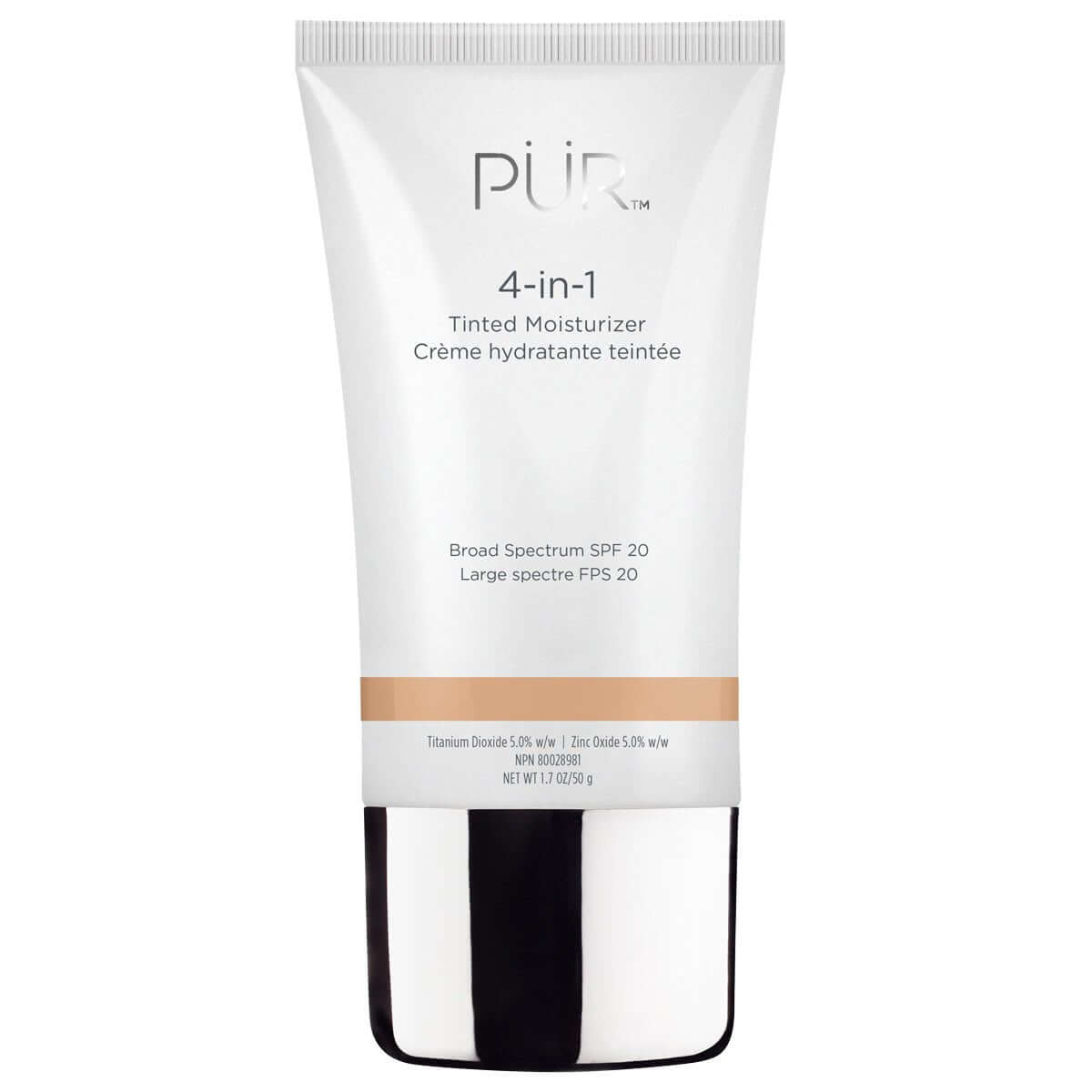4 in 1 Tinted Moisturizer with SPF 20 - Lightweight Foundation, Sun Protection & Hydration for Daily Makeup & Sun Care | Perfect for Work, Travel & Outdoor Activities