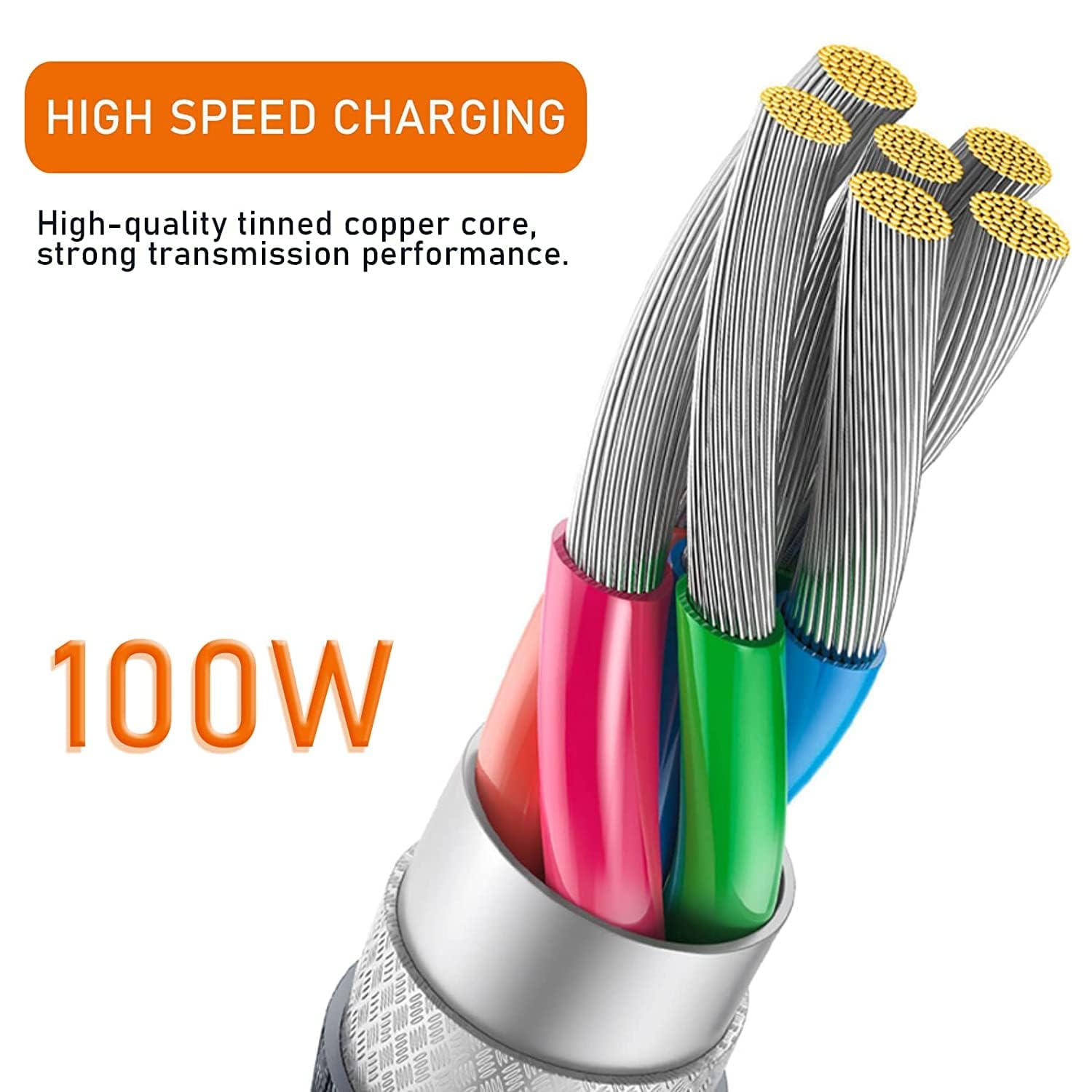 Premium Coiled USB C Cable for Gaming & Mechanical Keyboards - Double-Sleeved Aviator Detachable 2-in-1 USB C to A/C Cable - Compatible with Custom Keyboards, Printers, Phones, iPads & Xbox (White) - Perfect for Esports, Office Work & Home Entertainment Setup