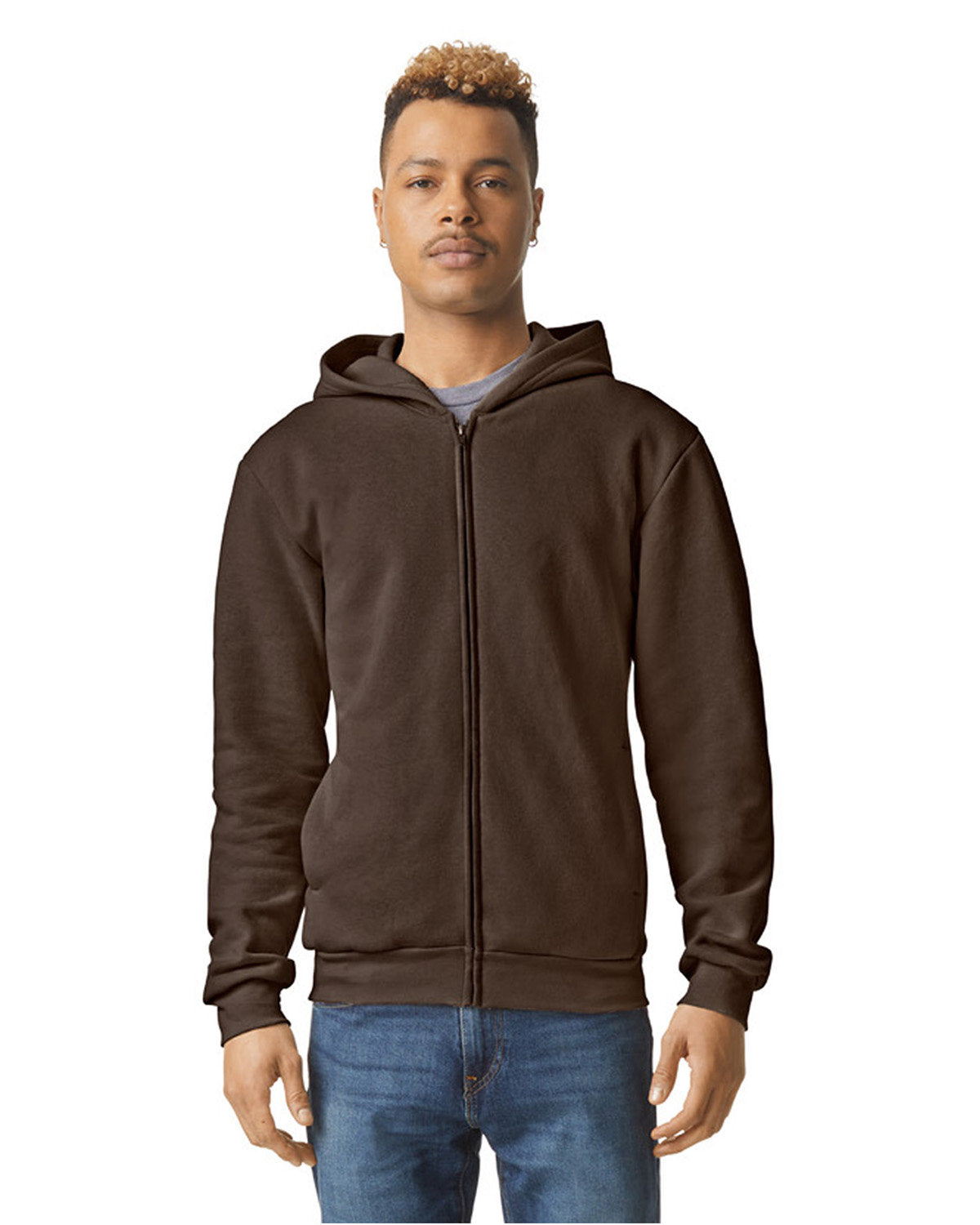 American Apparel RF497 ReFlex Fleece Unisex Full Zip Hoodie - Soft & Warm Fleece Jacket for Men & Women | Perfect for Outdoor Activities, Gym, and Casual Wear