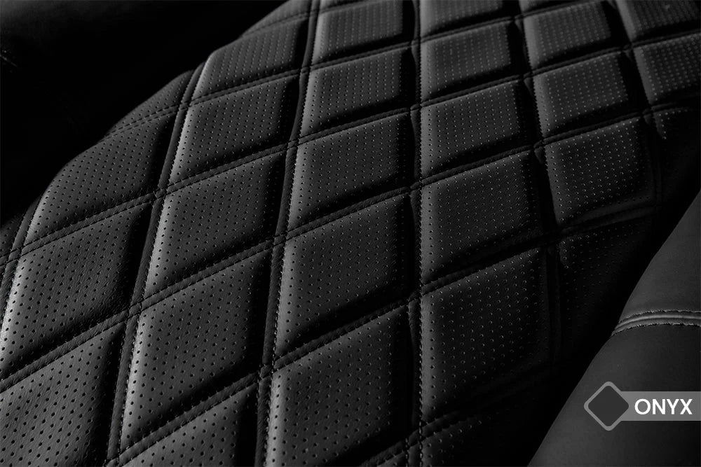 Valencia 2025 New Tuscany Ultimate Luxury Heated & Ventilated Leather Home Theater Seating Set of 4 - Onyx Black | Perfect for Home Cinema, Media Rooms & Luxury Home Entertainment Spaces